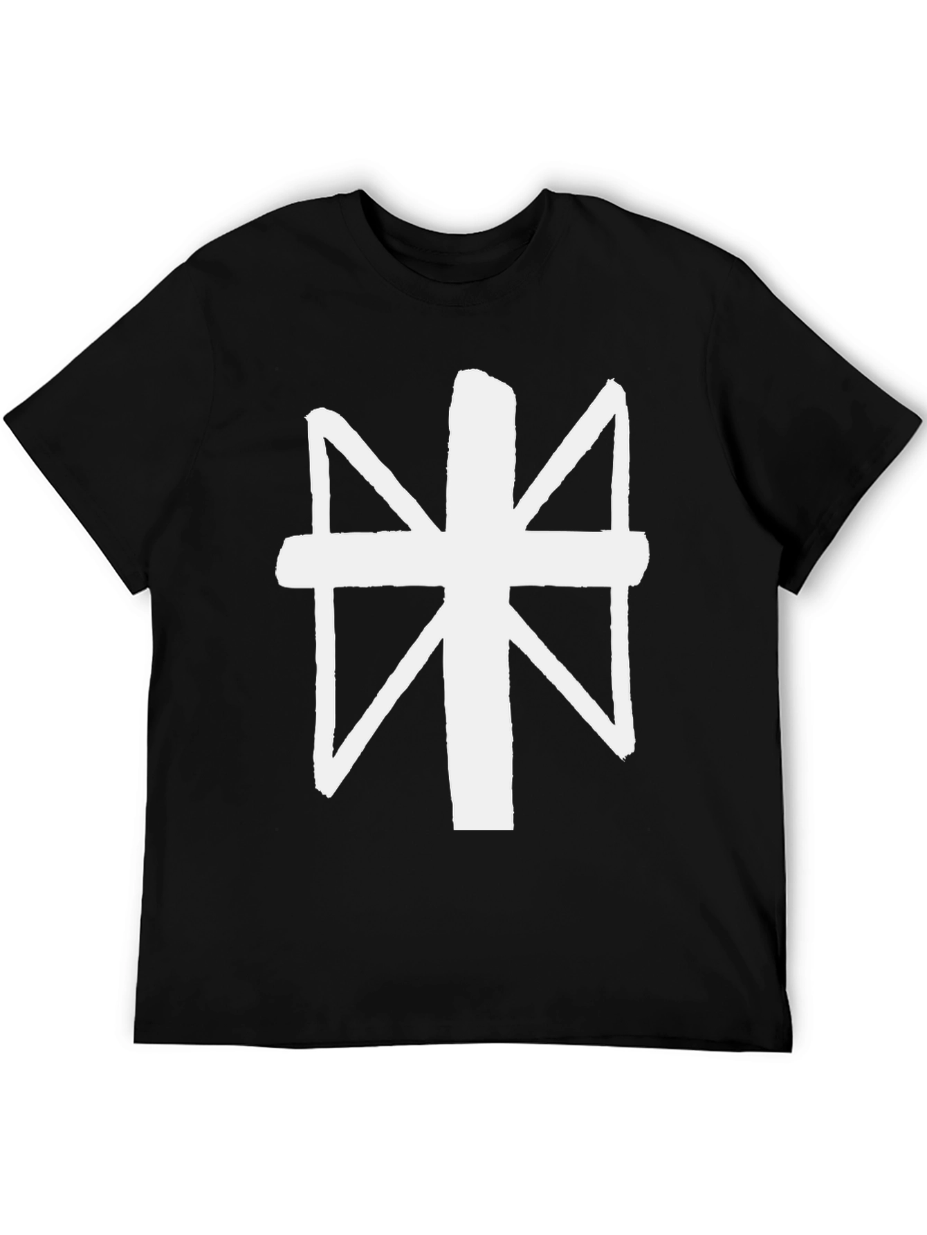 Abstract Symbol Black T-Shirt