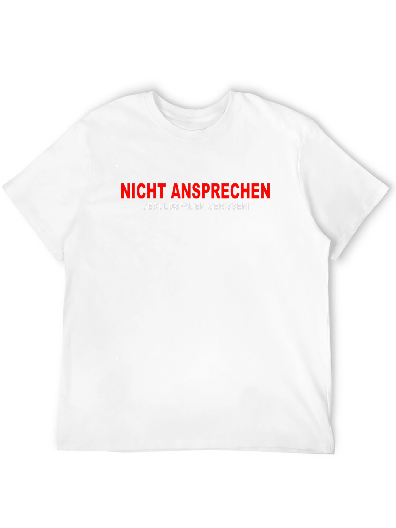 Nicht Ansprechen Black T-Shirt