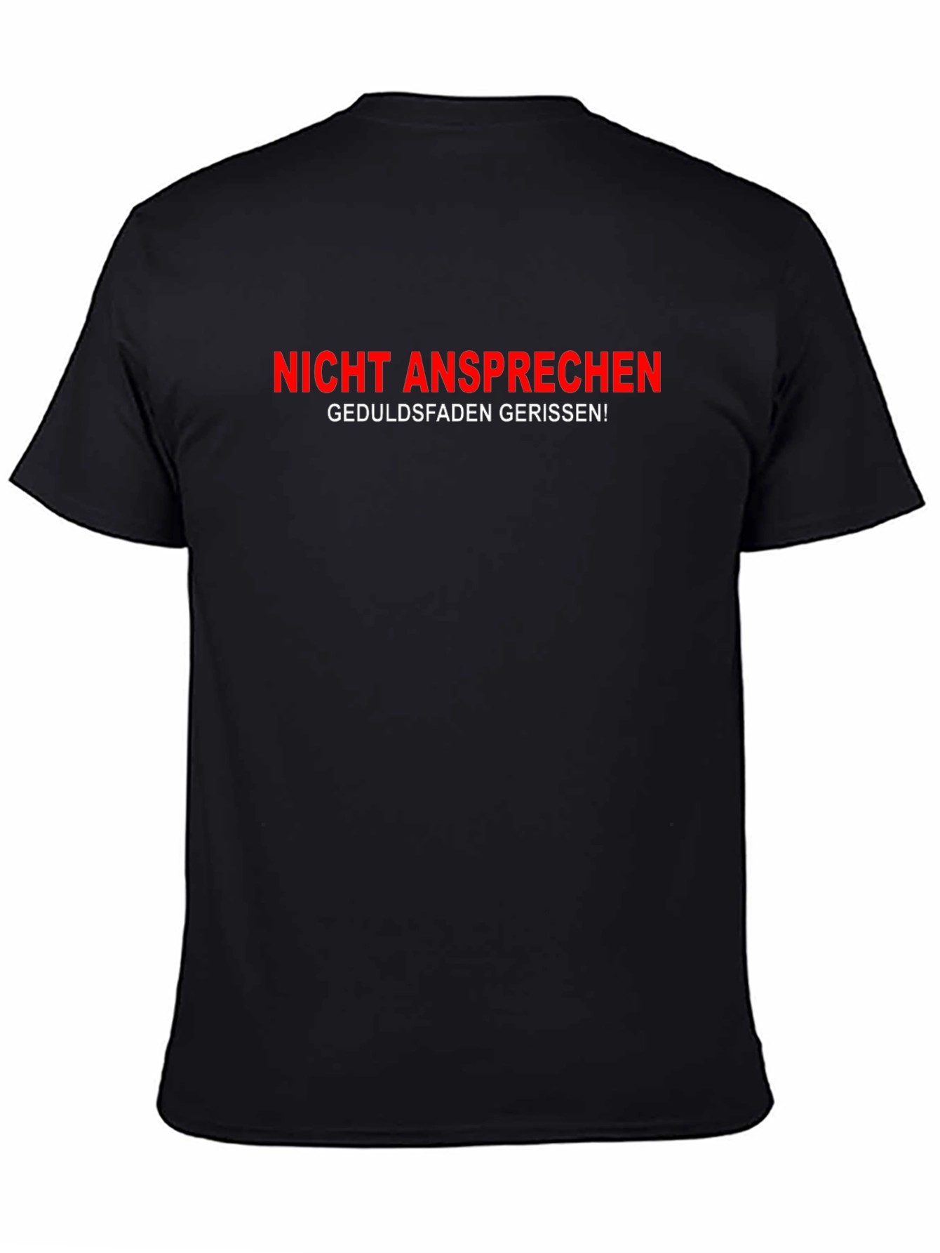 Nicht Ansprechen Black T-Shirt