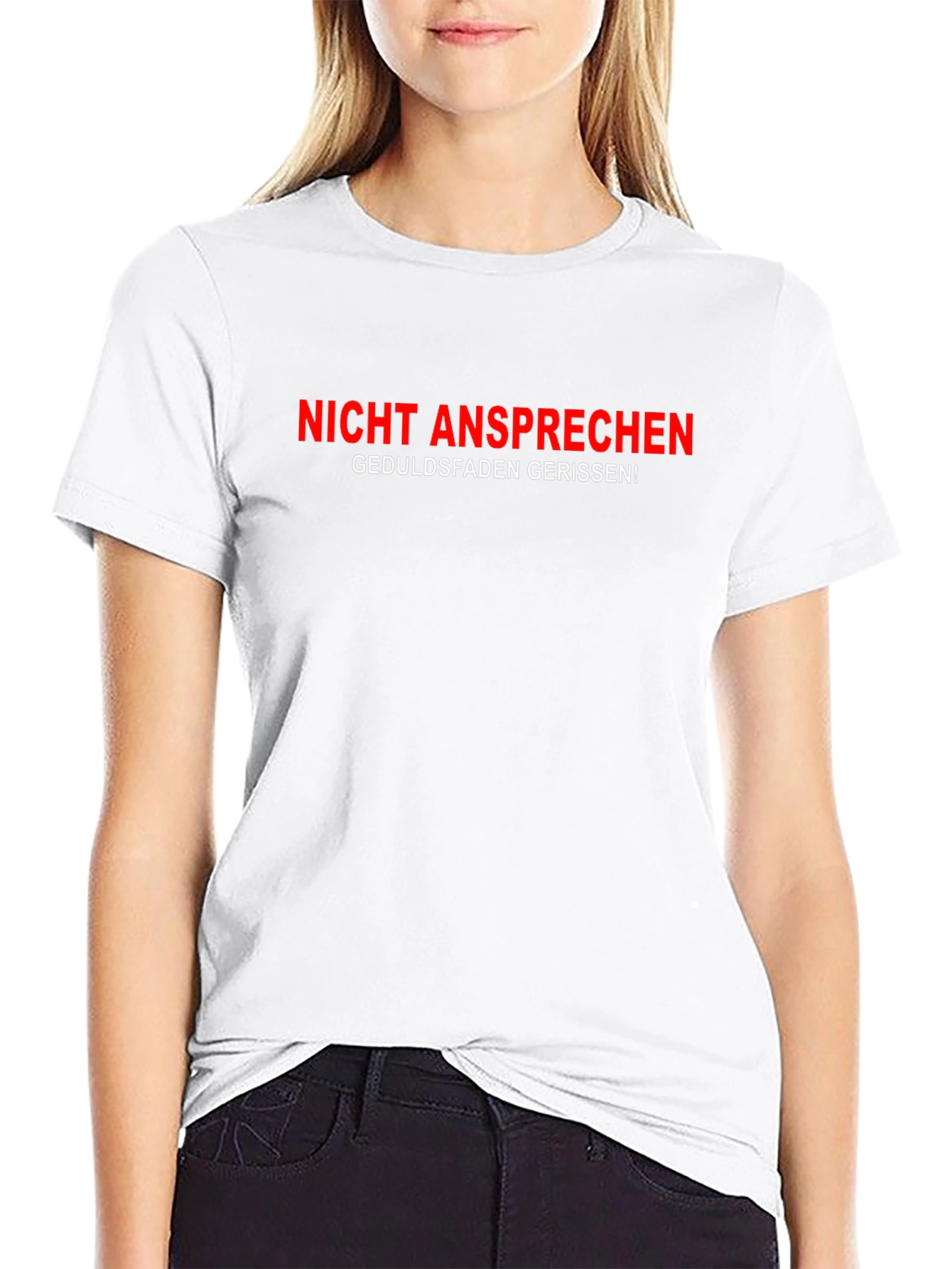 Nicht Ansprechen Black T-Shirt