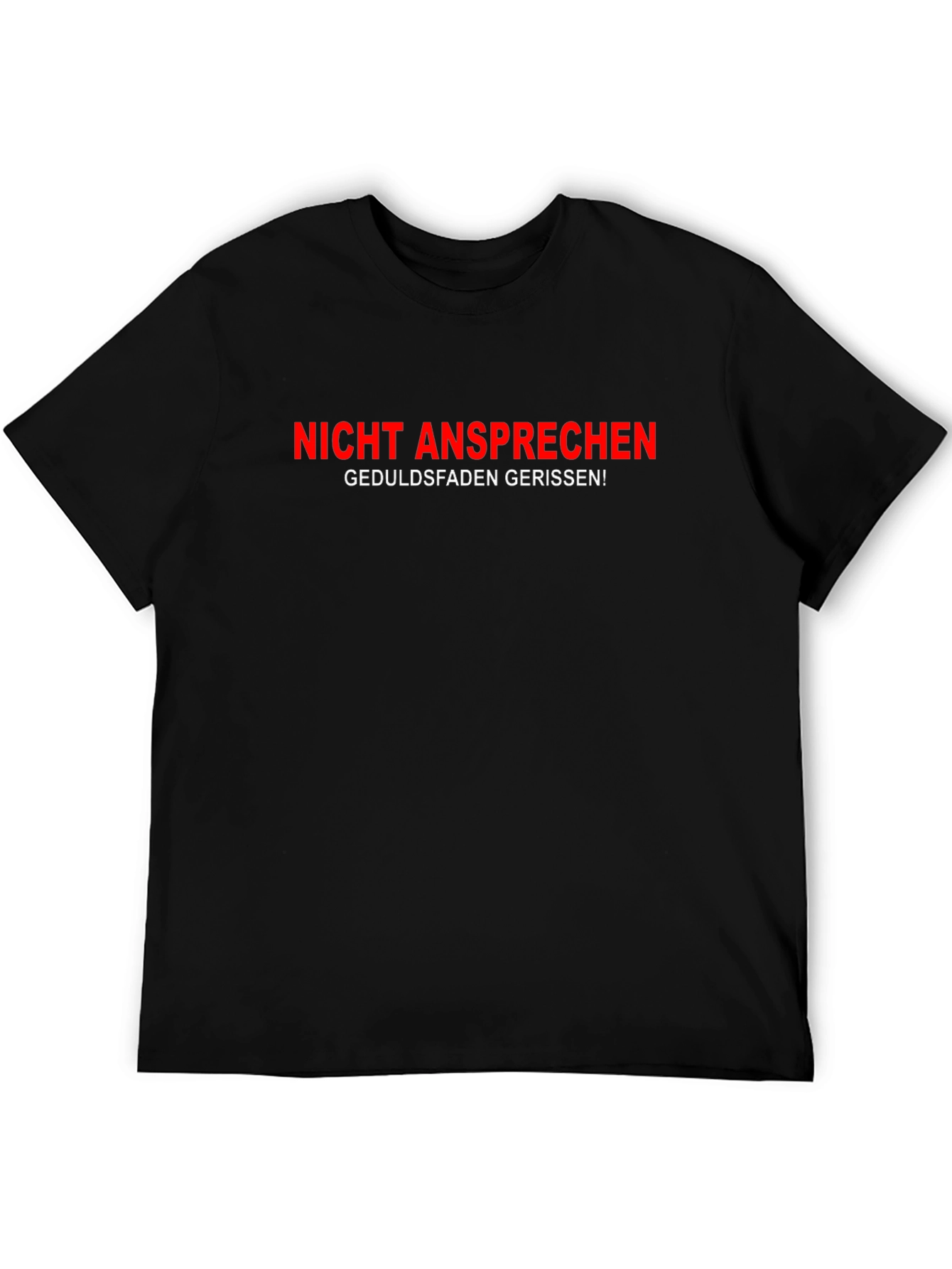 Nicht Ansprechen Black T-Shirt