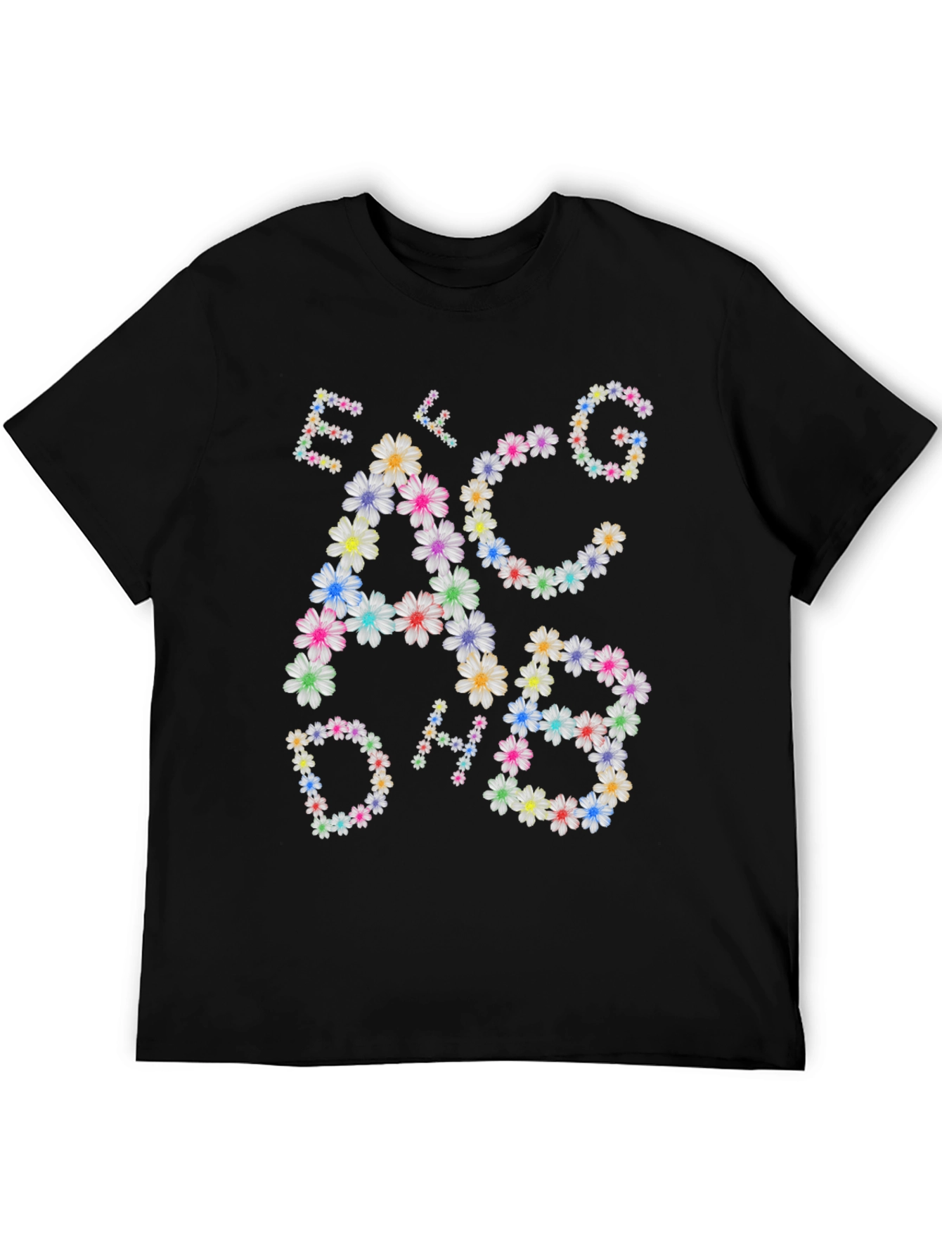 Floral Music Note T-Shirt