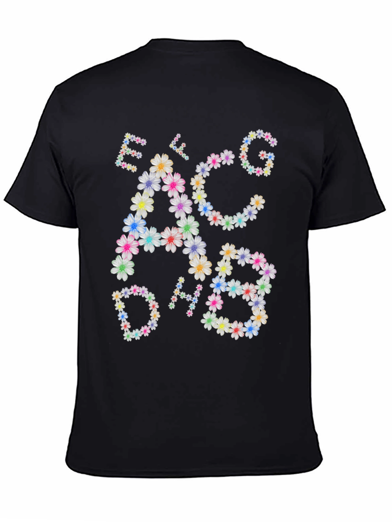 Floral Music Note T-Shirt