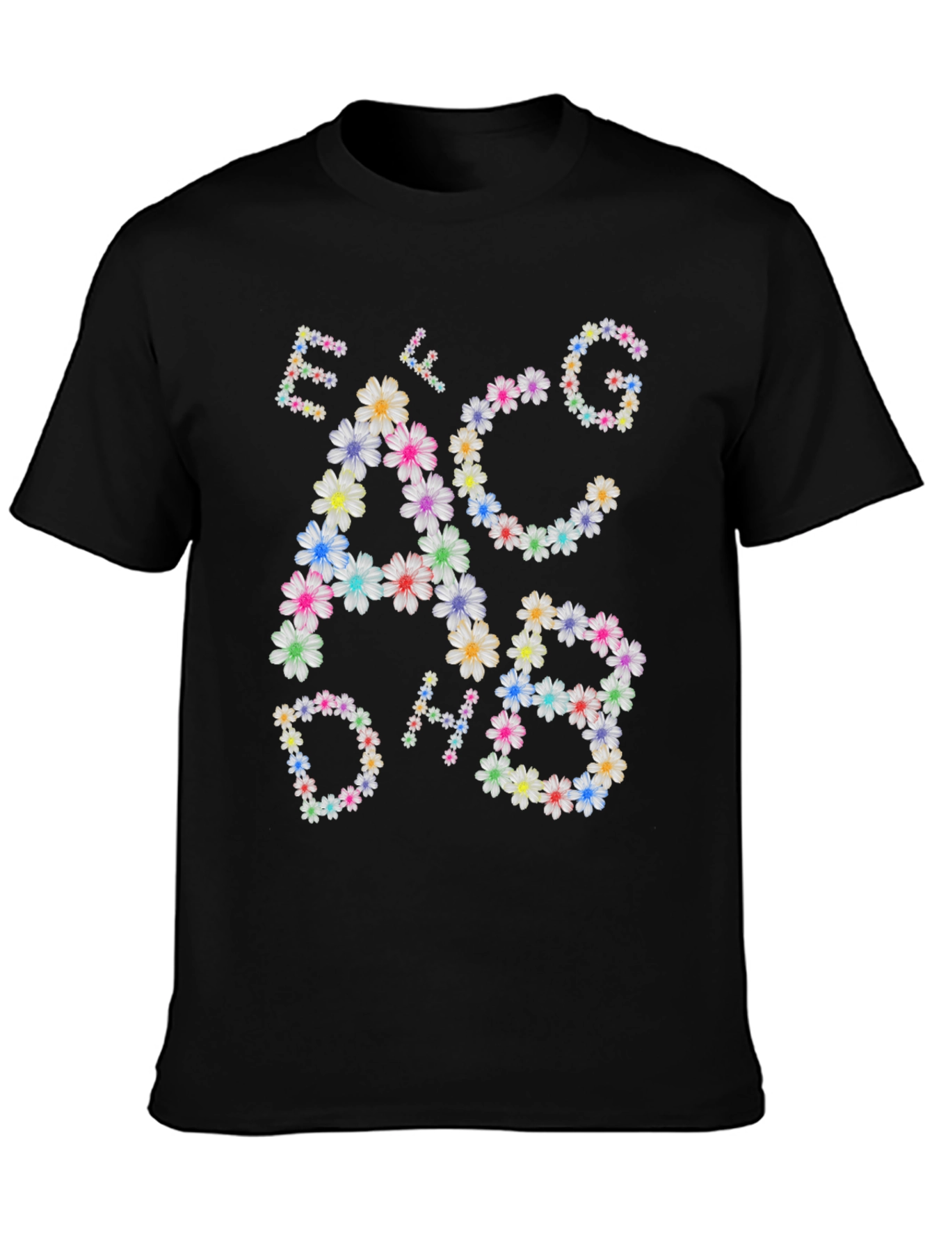 Floral Music Note T-Shirt