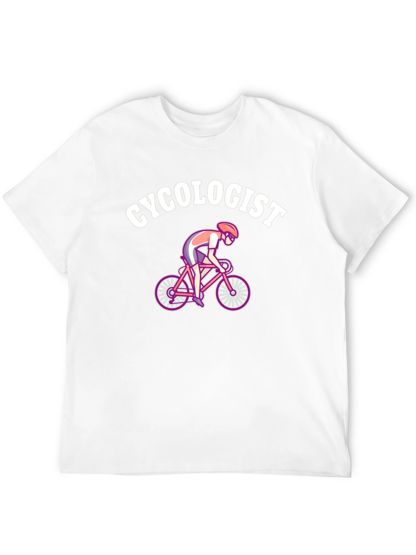 Cycologist Black T-Shirt - Cycling Humor