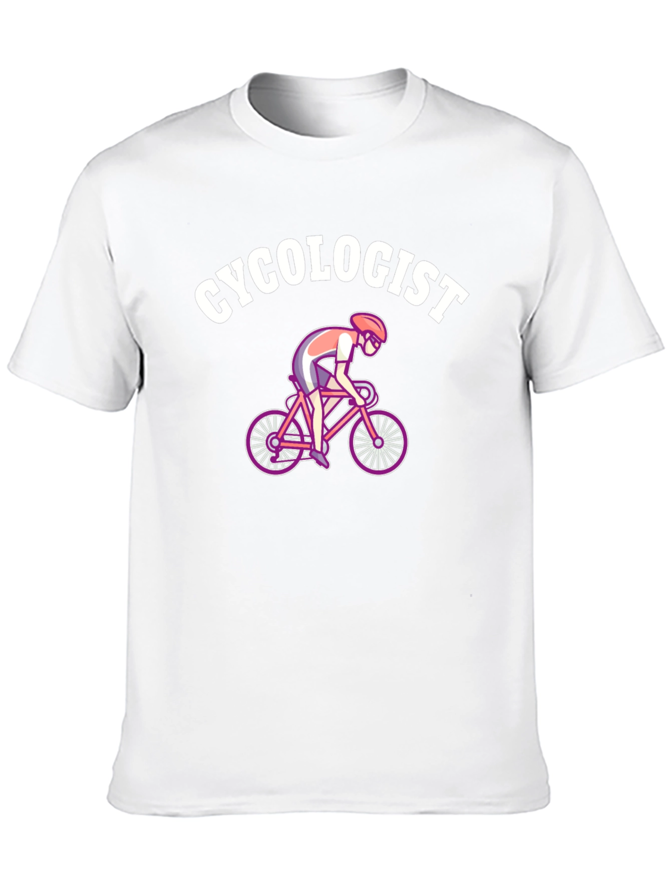 Cycologist Black T-Shirt - Cycling Humor