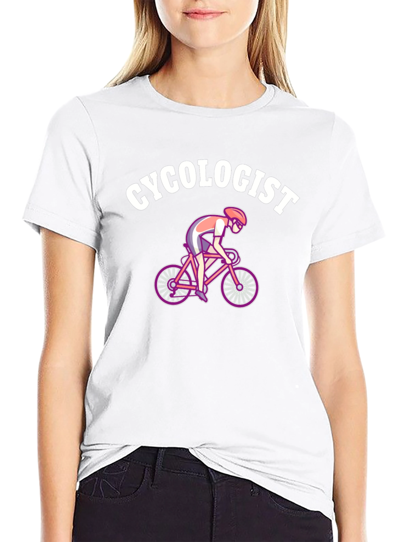 Cycologist Black T-Shirt - Cycling Humor