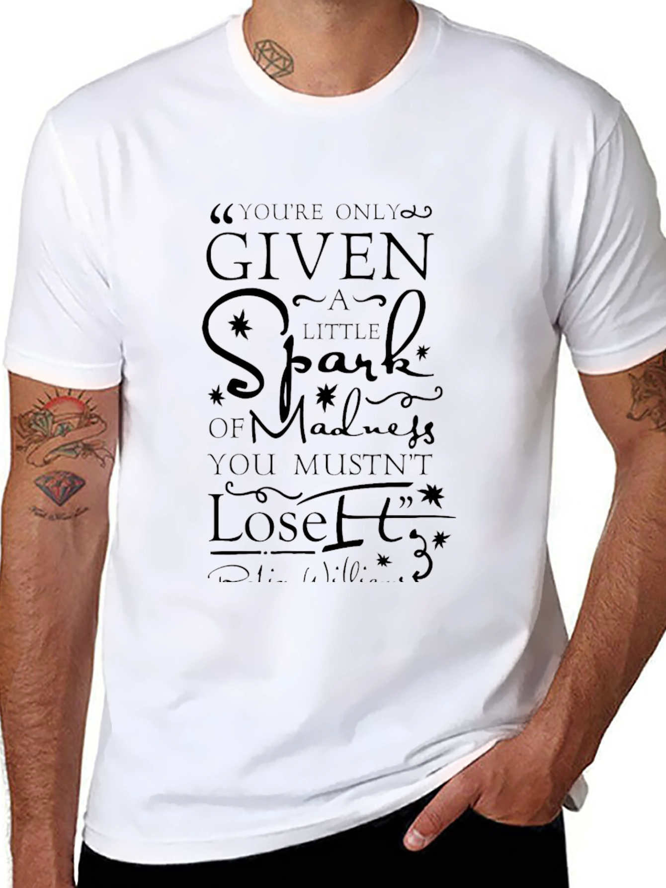 Madness Spark Graphic Tee - Lose It Quote Shirt