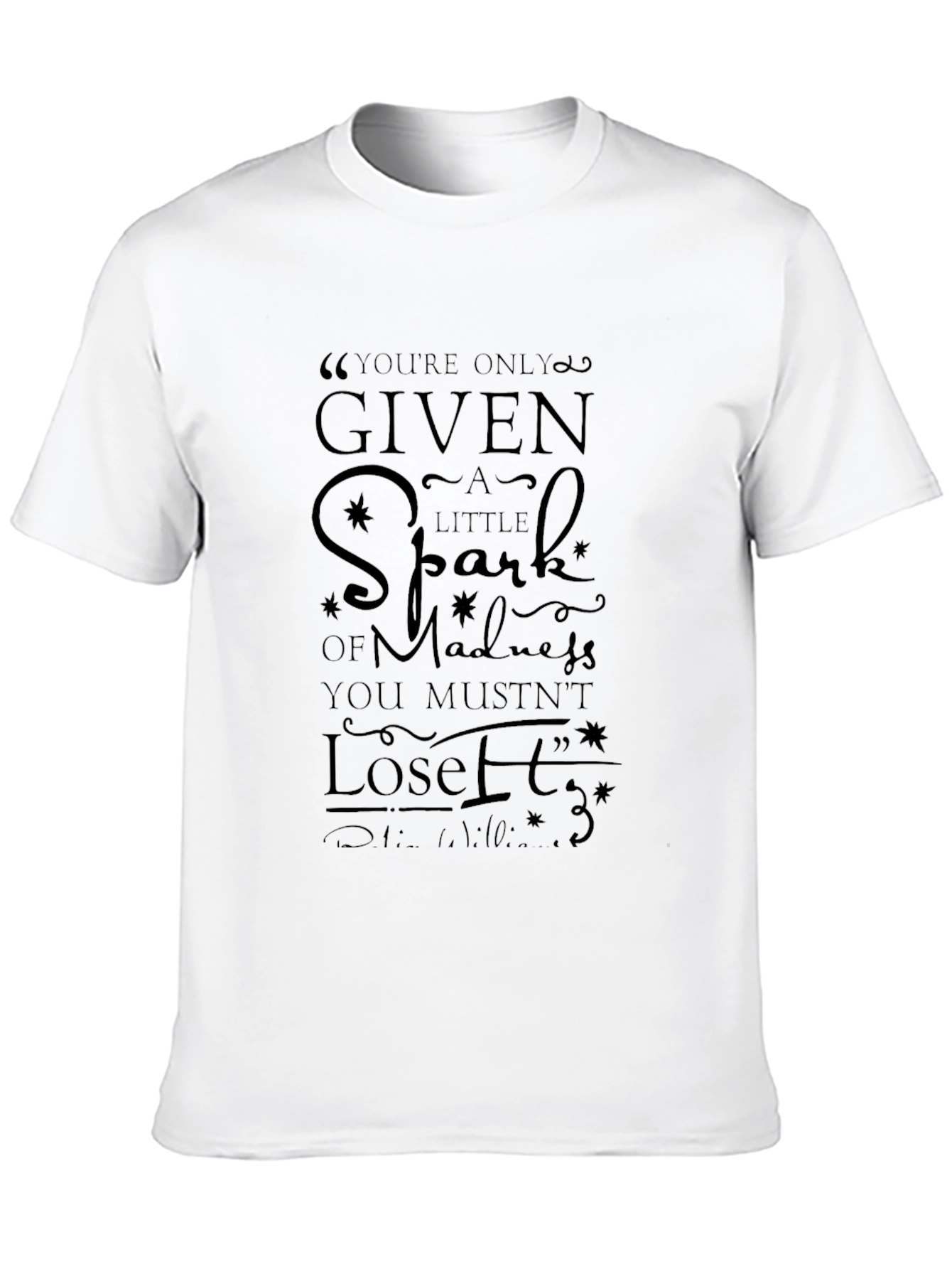 Madness Spark Graphic Tee - Lose It Quote Shirt