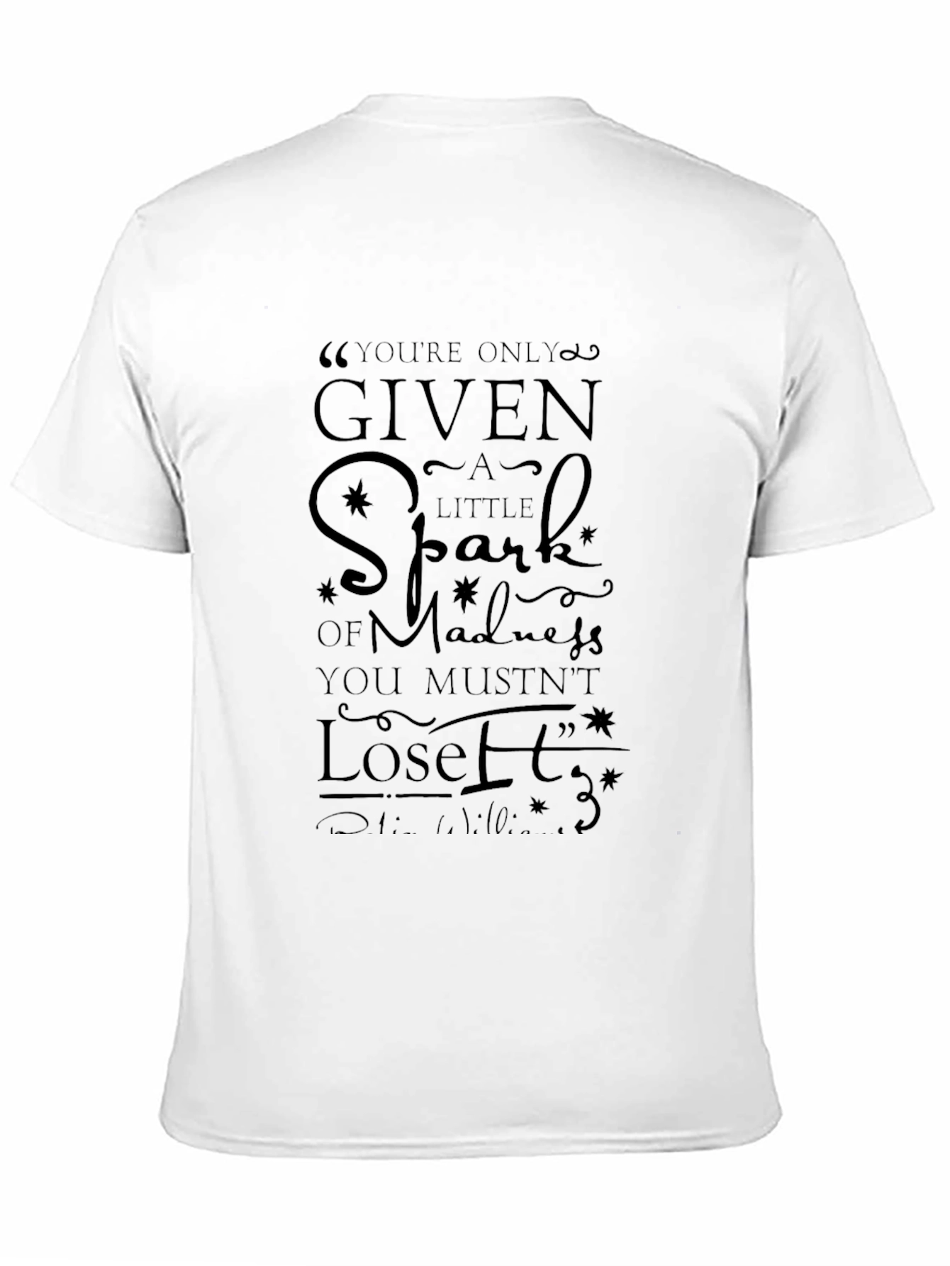 Madness Spark Graphic Tee - Lose It Quote Shirt