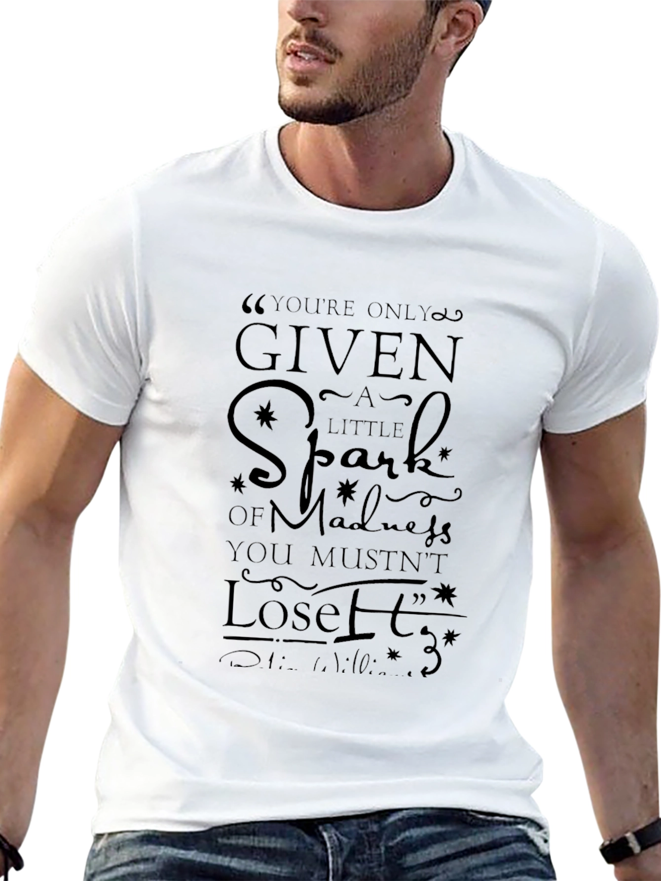 Madness Spark Graphic Tee - Lose It Quote Shirt