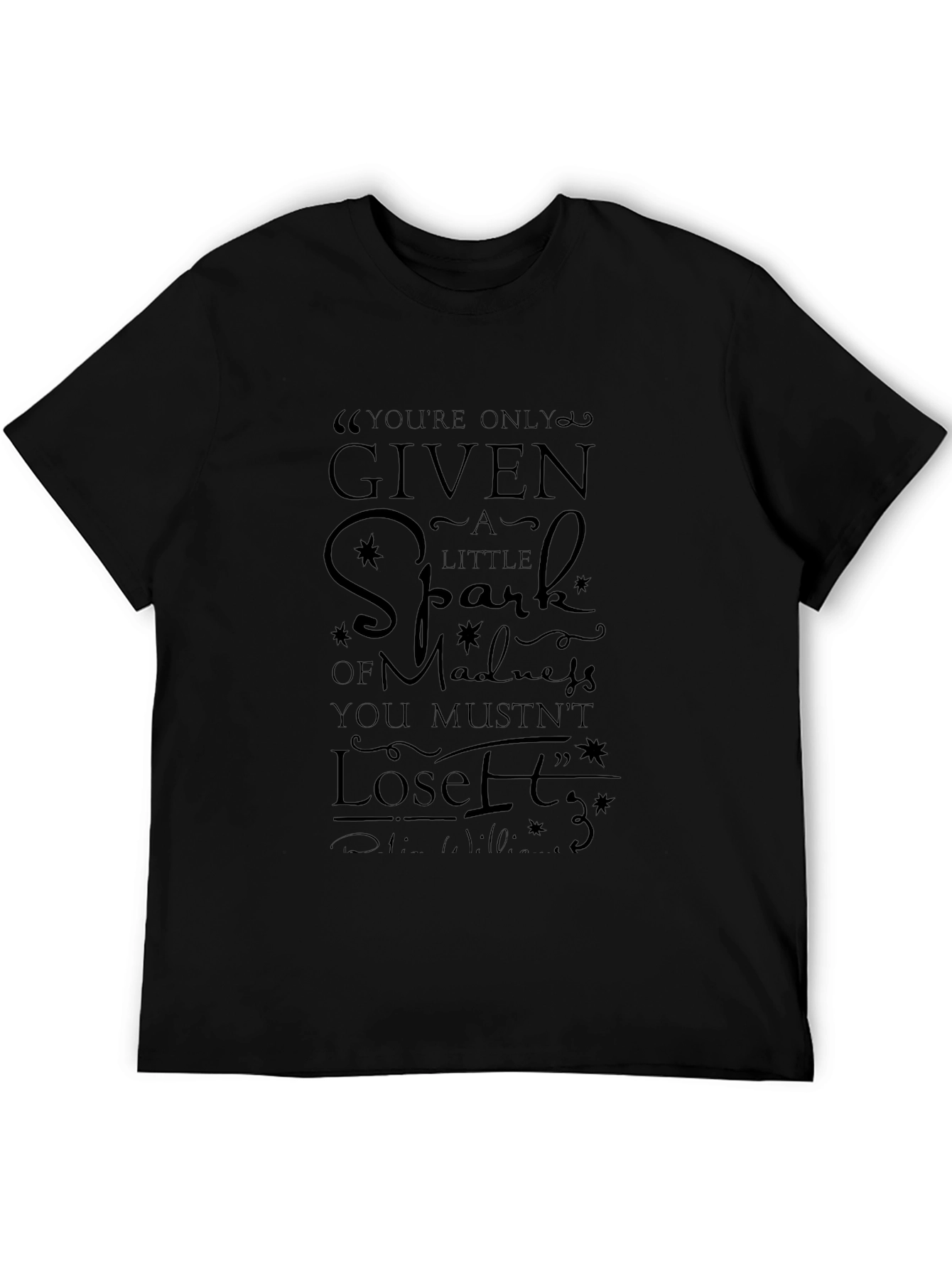 Madness Spark Graphic Tee - Lose It Quote Shirt