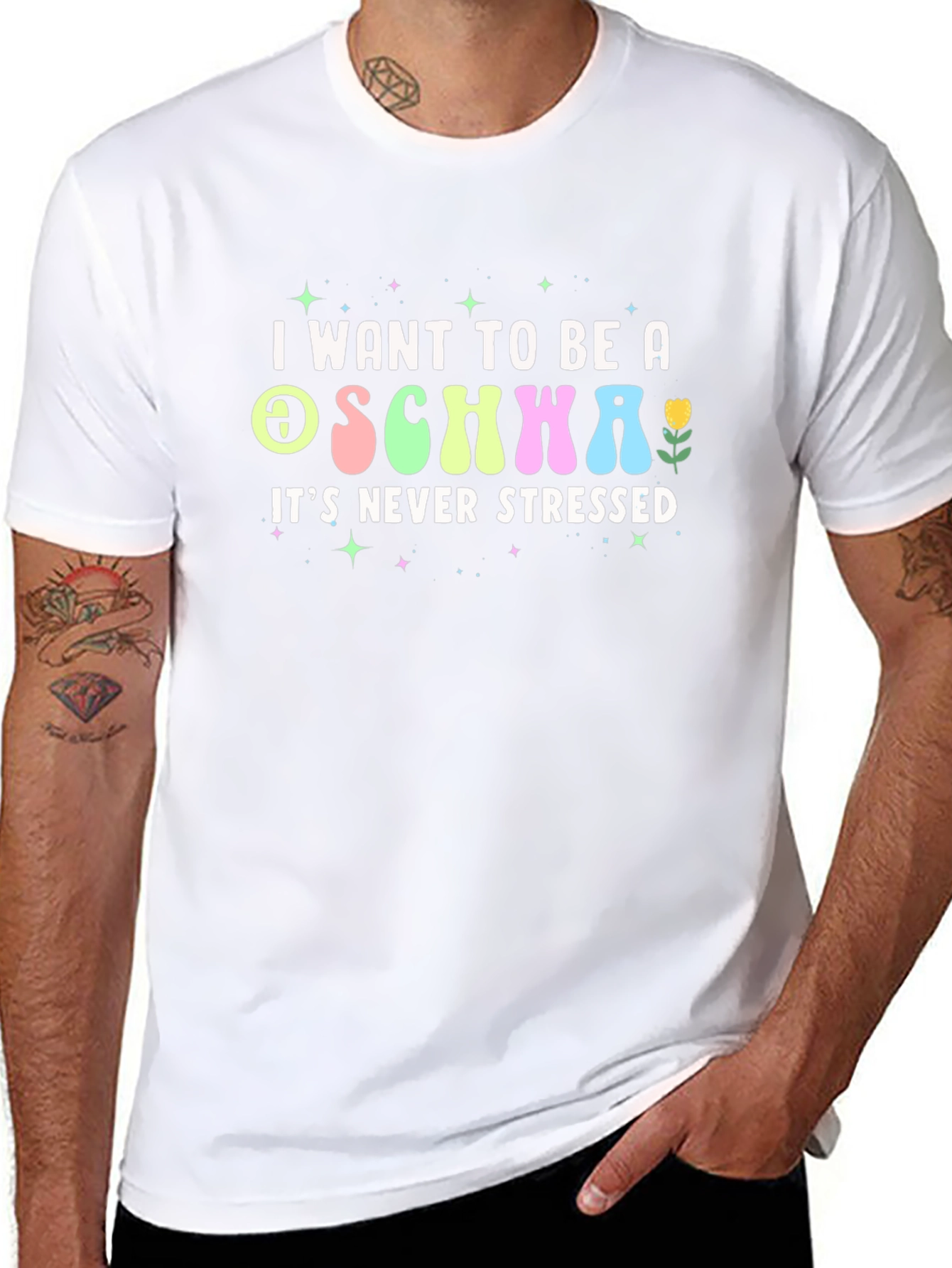 I Want to Be a Schwa Funny T-Shirt