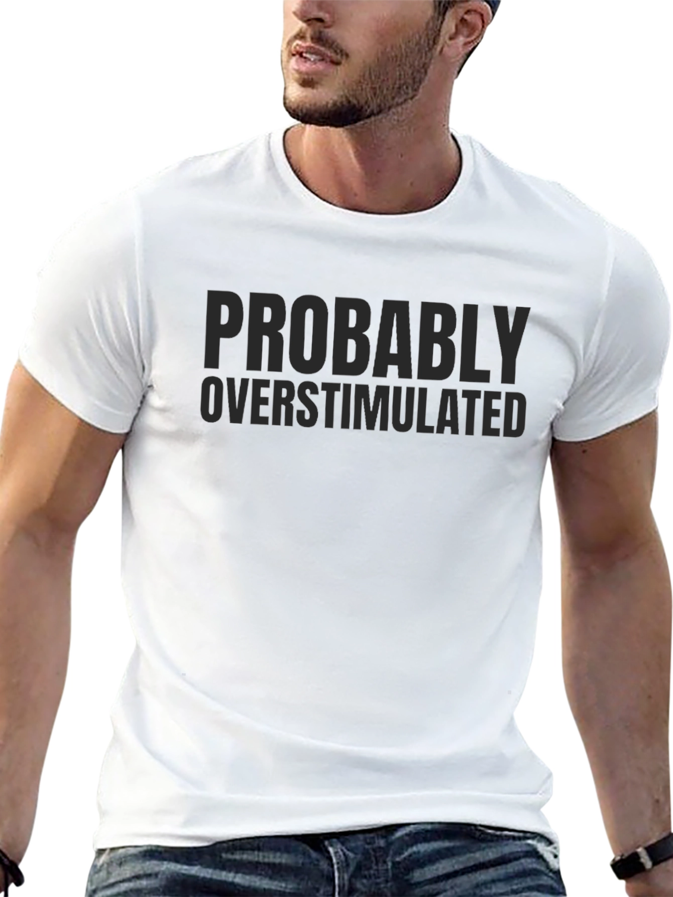 Probably Overstimulated Graphic Tee - Unisex