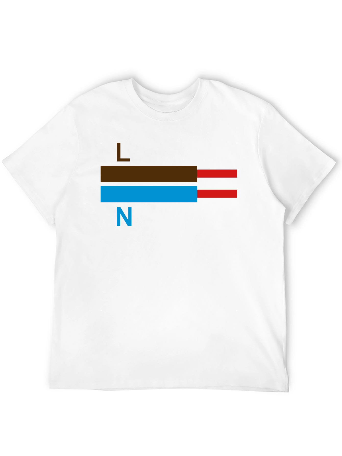 Electrical Wire T-Shirt: Live Neutral Design