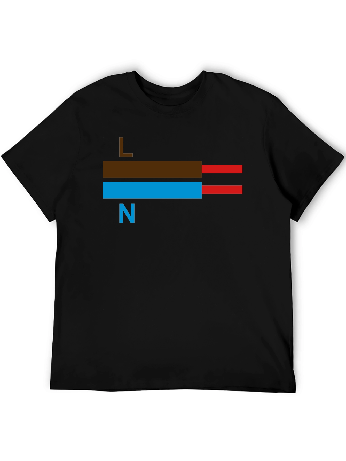 Electrical Wire T-Shirt: Live Neutral Design