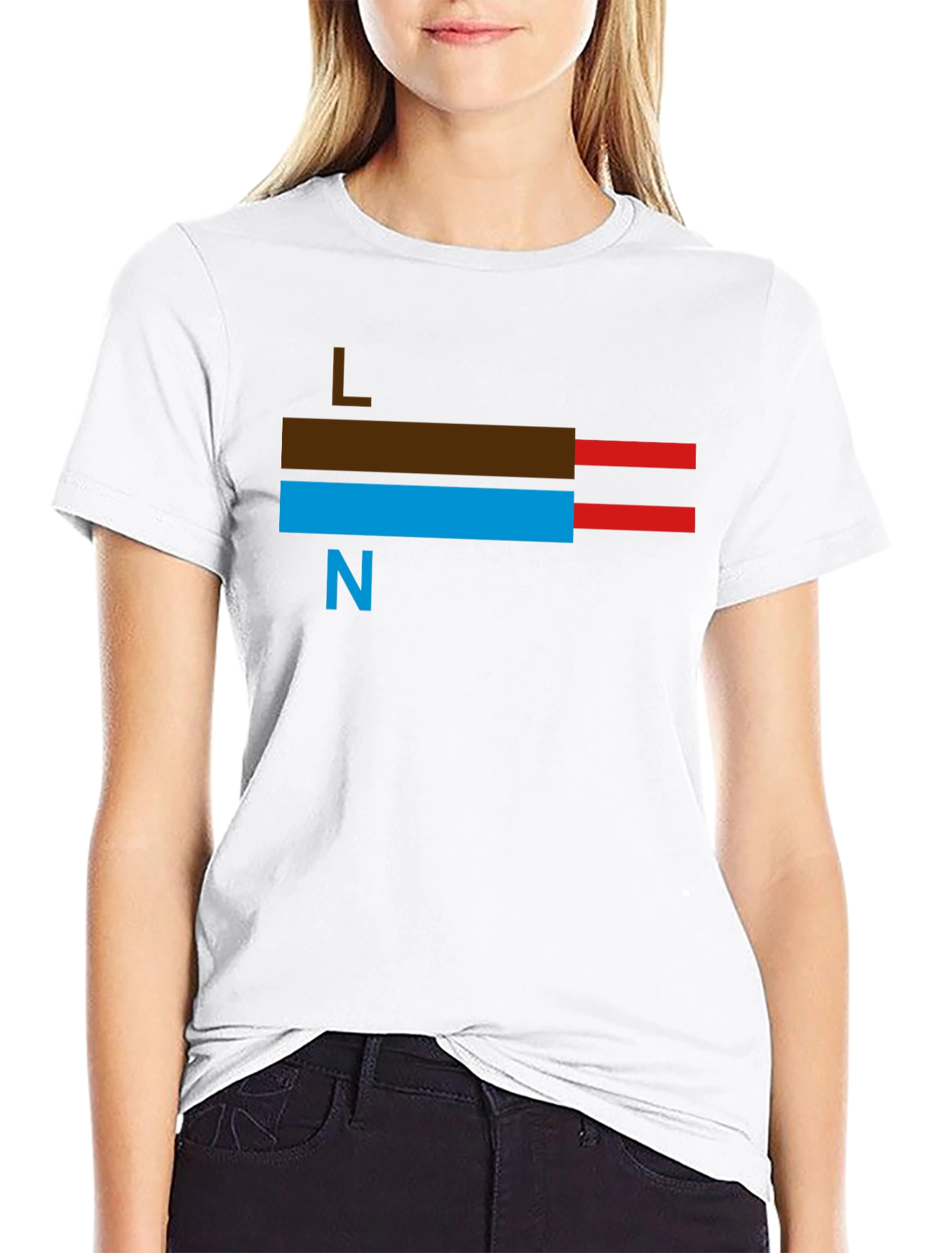Electrical Wire T-Shirt: Live Neutral Design