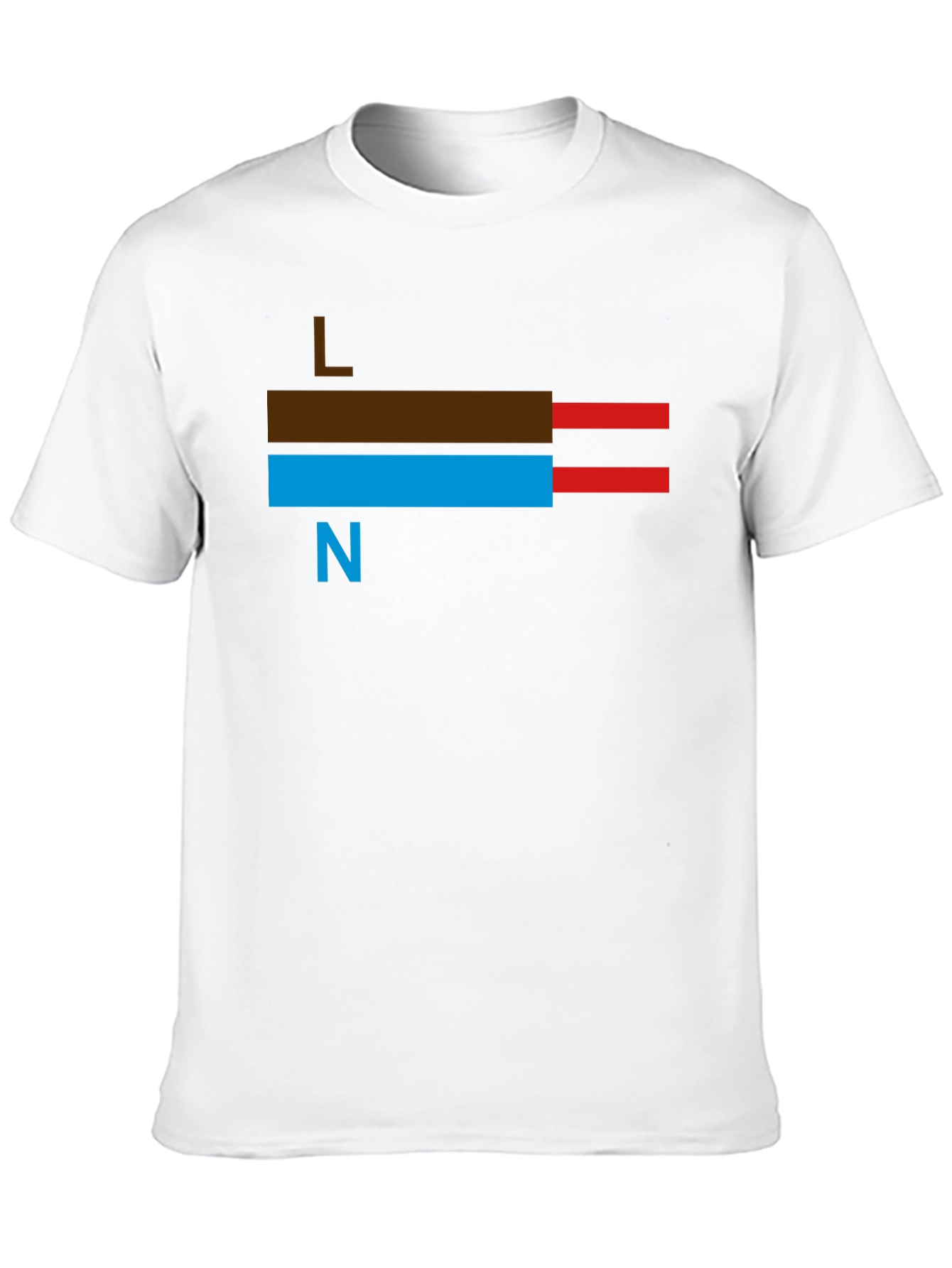 Electrical Wire T-Shirt: Live Neutral Design