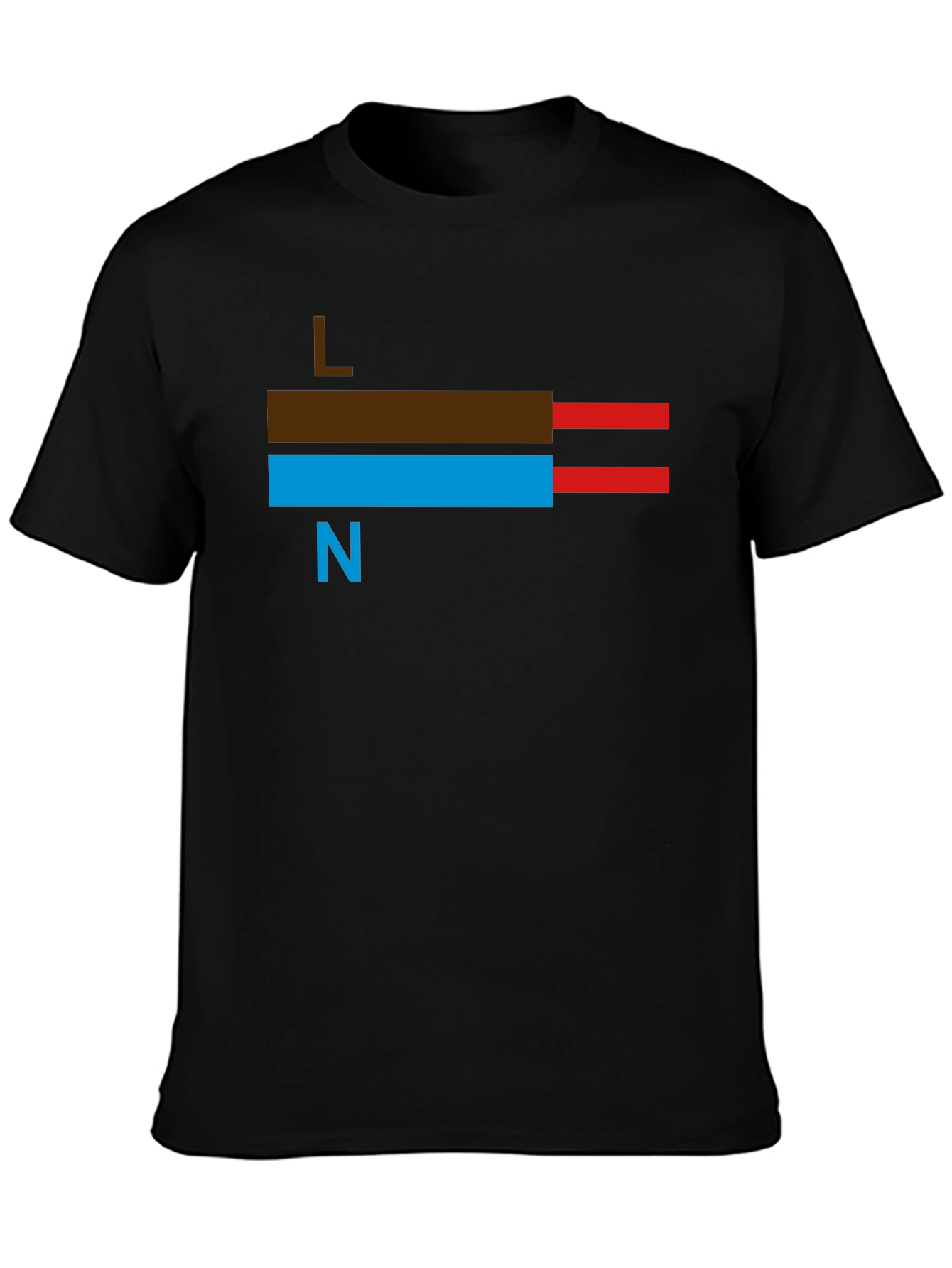 Electrical Wire T-Shirt: Live Neutral Design