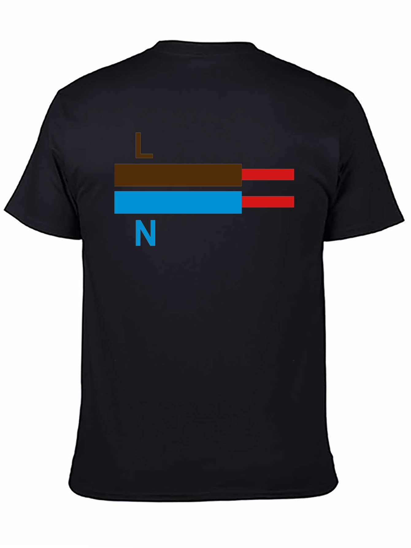 Electrical Wire T-Shirt: Live Neutral Design