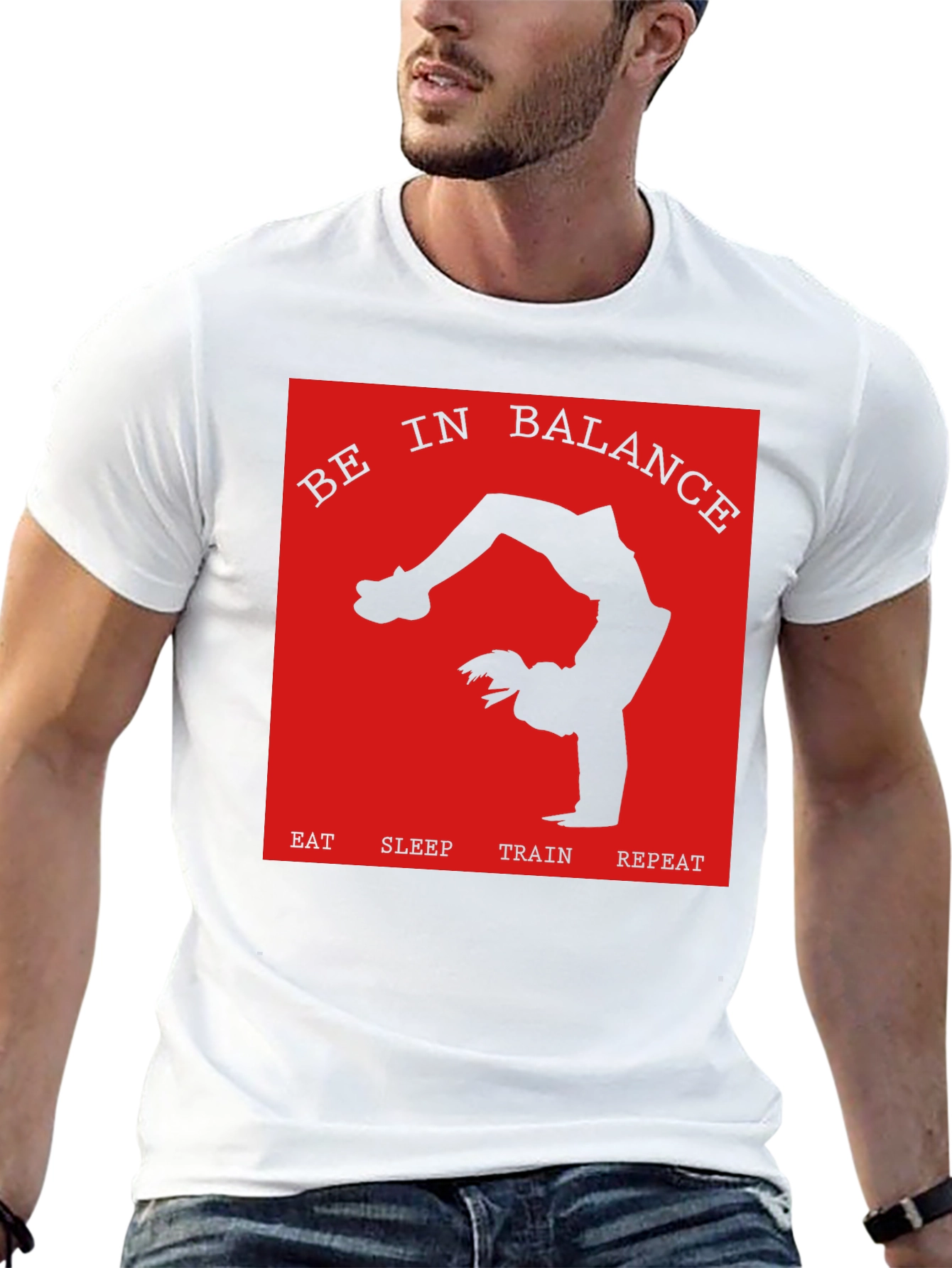 Balance Lifestyle Graphic Tee - Eat Sleep Train Repeat