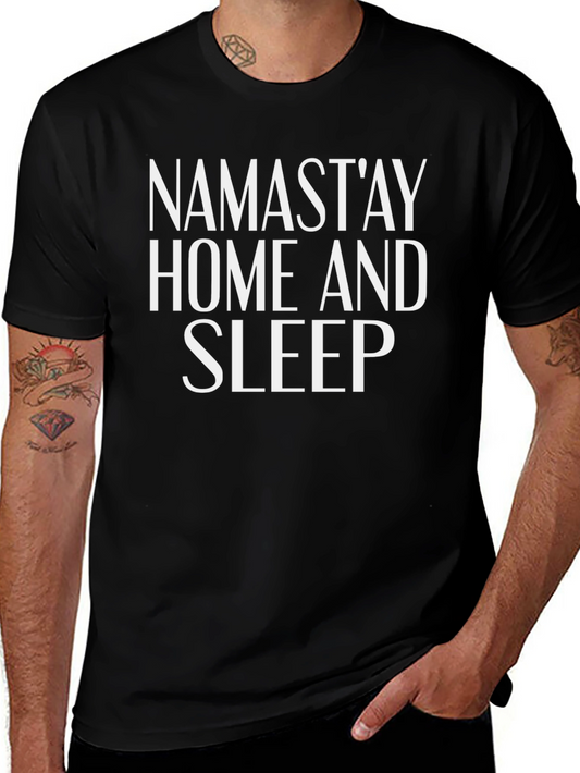Namastay Home and Sleep T-Shirt - Black