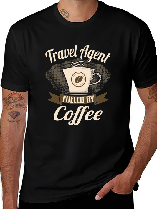 Travel Agent Fueled By Coffee T-Shirt