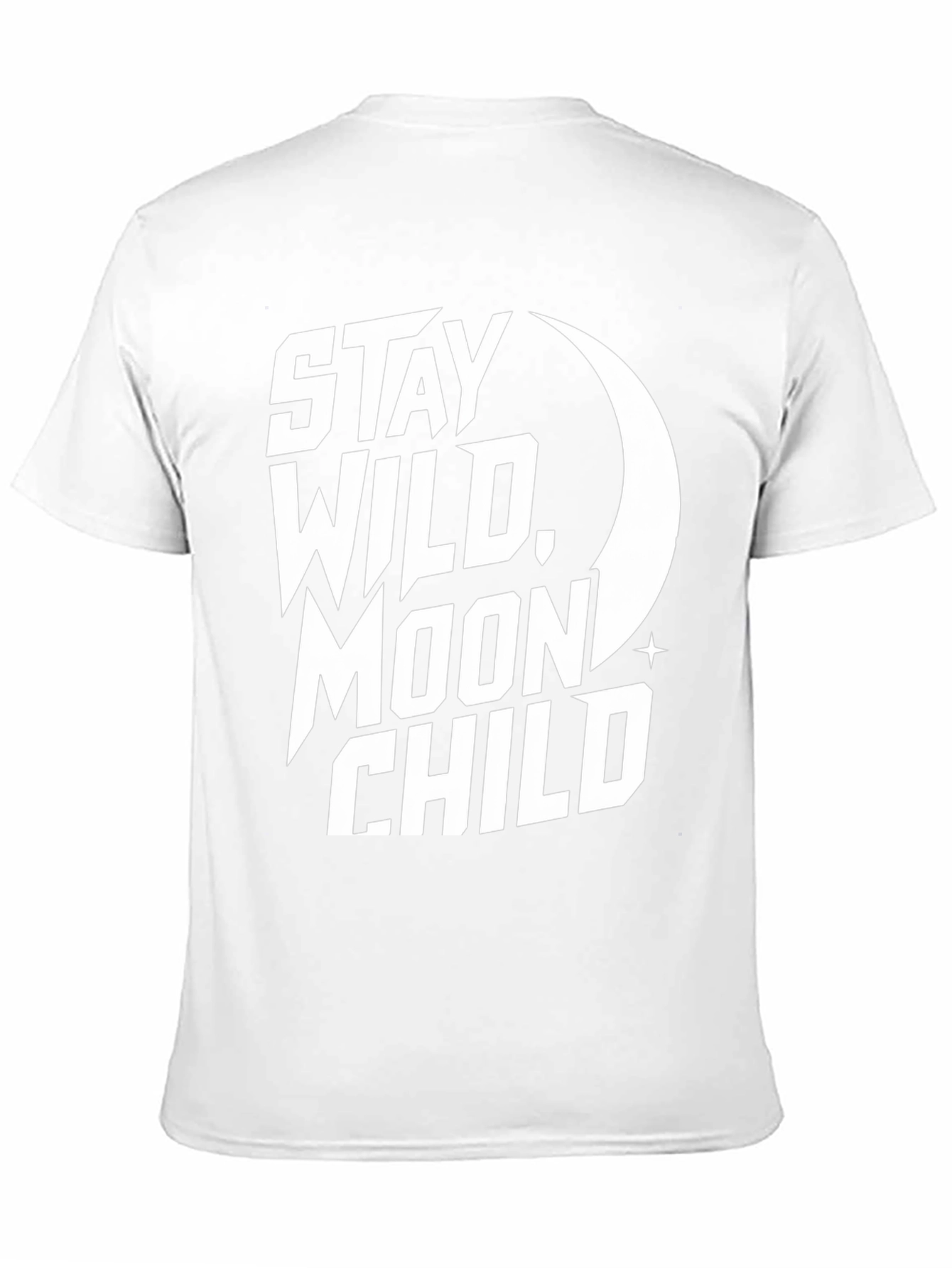 Stay Wild Moon Child Graphic Tee - Black