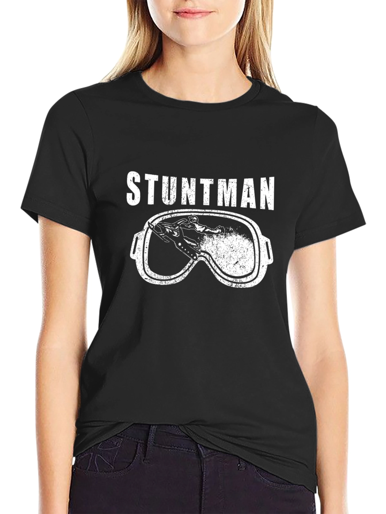 Stuntman Snow Goggles Graphic Tee