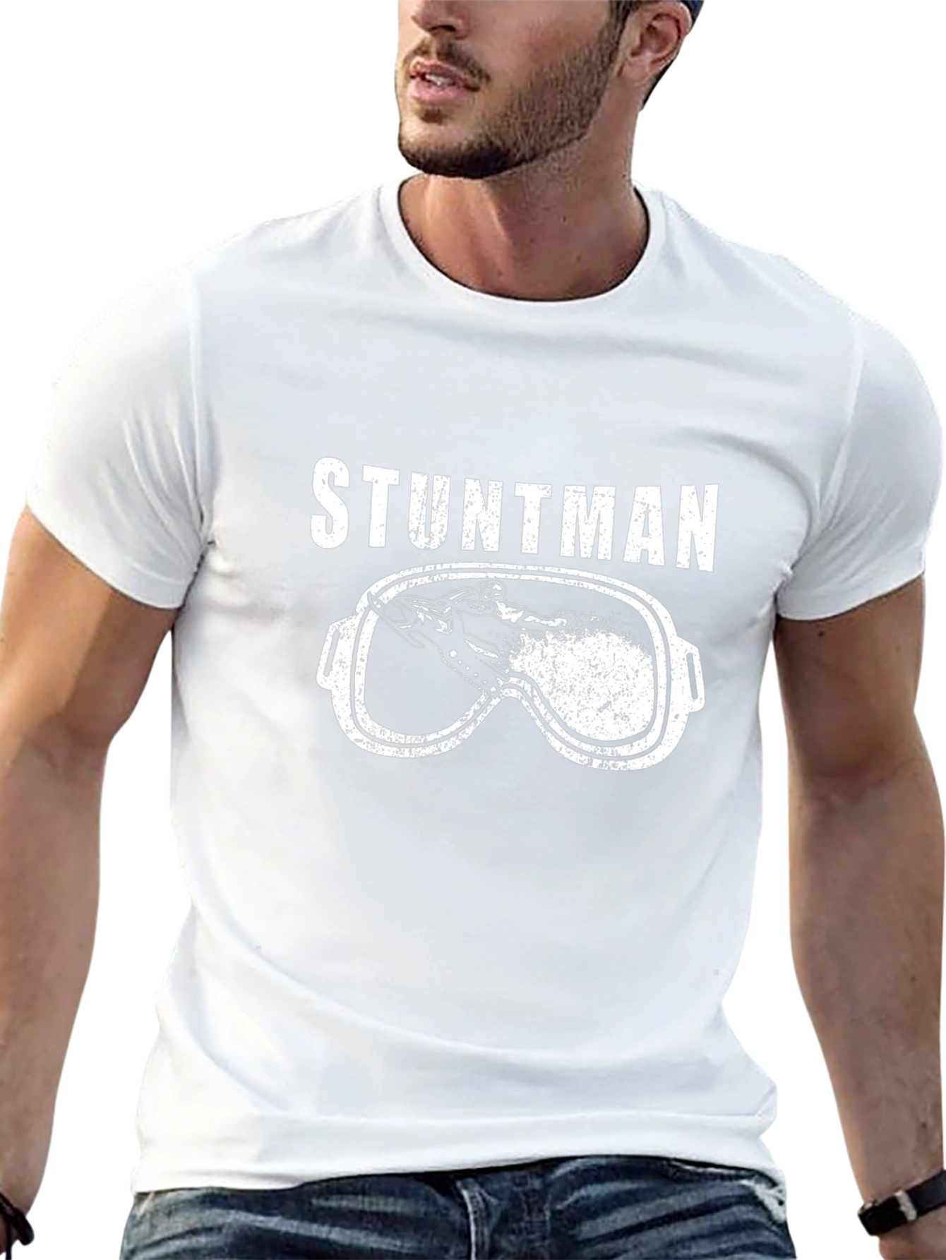 Stuntman Snow Goggles Graphic Tee