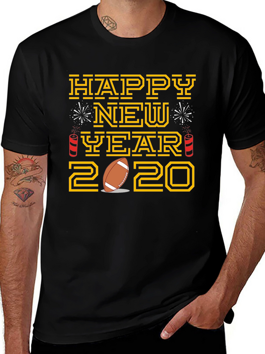 Happy New Year 2020 Football T-Shirt