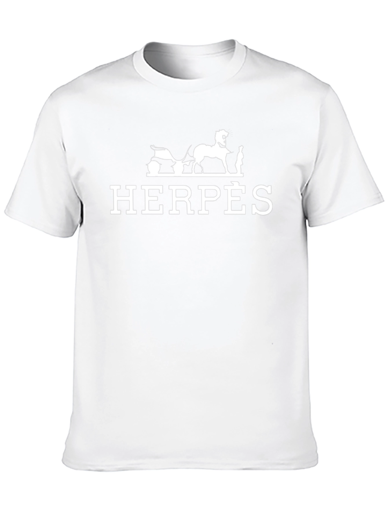 Black HERPÈS Graphic T-Shirt