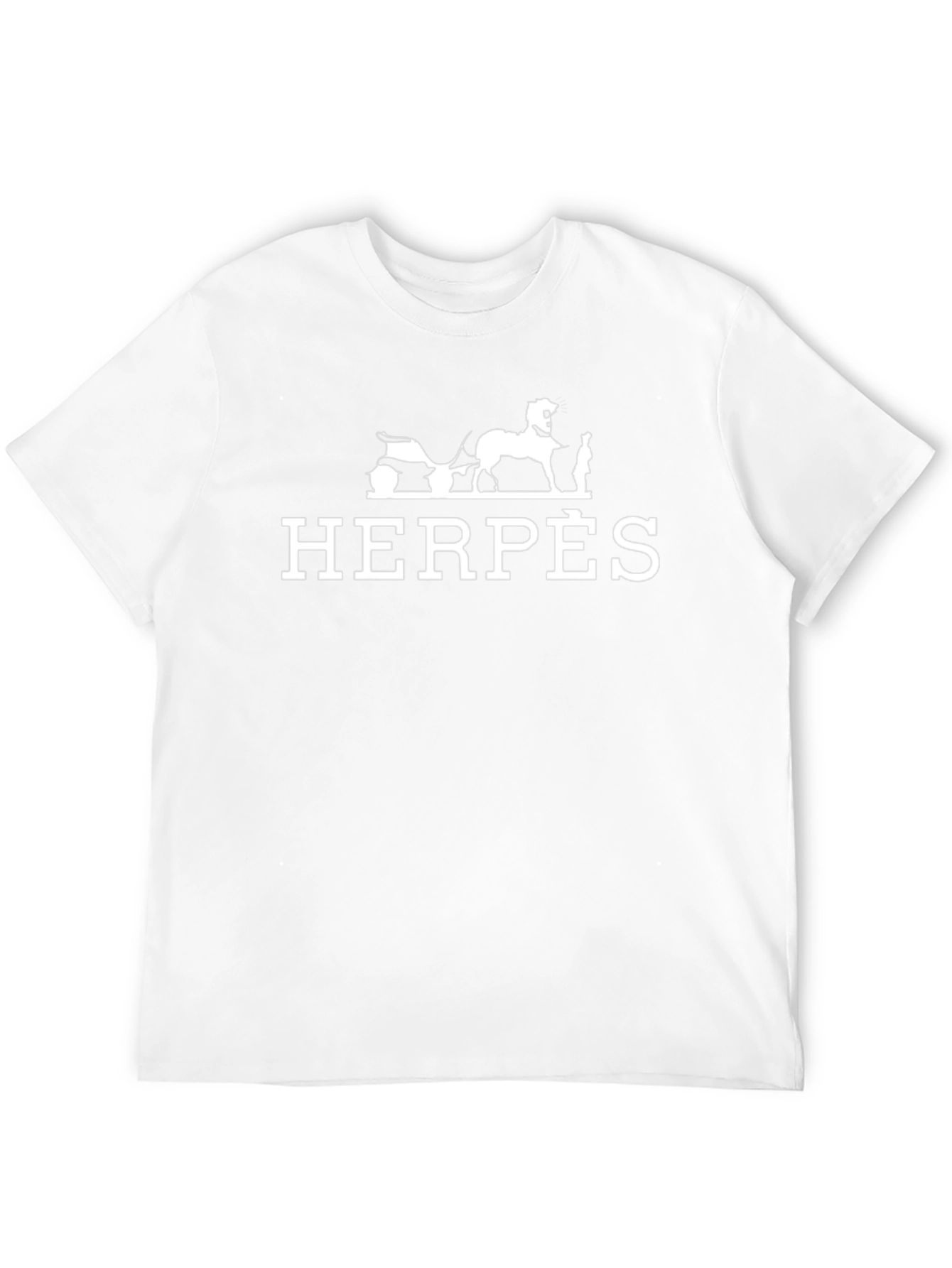 Black HERPÈS Graphic T-Shirt