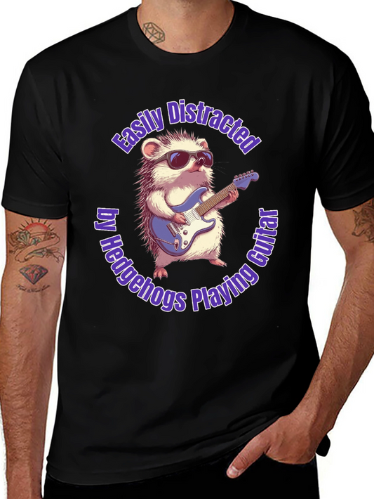 Hedgehog Guitarist T-Shirt