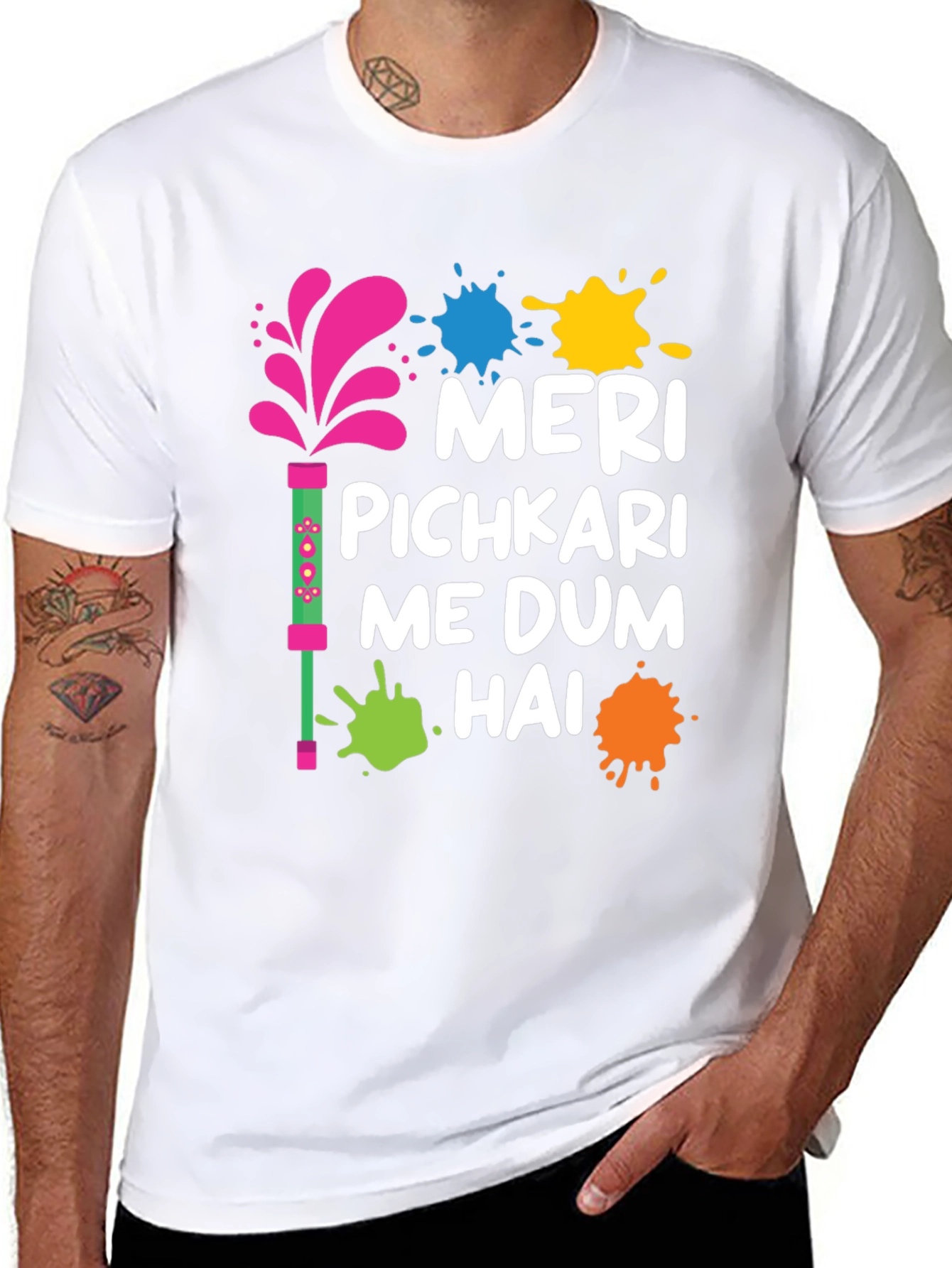 Meri Pichkari Me Dum Hai Holi T-Shirt