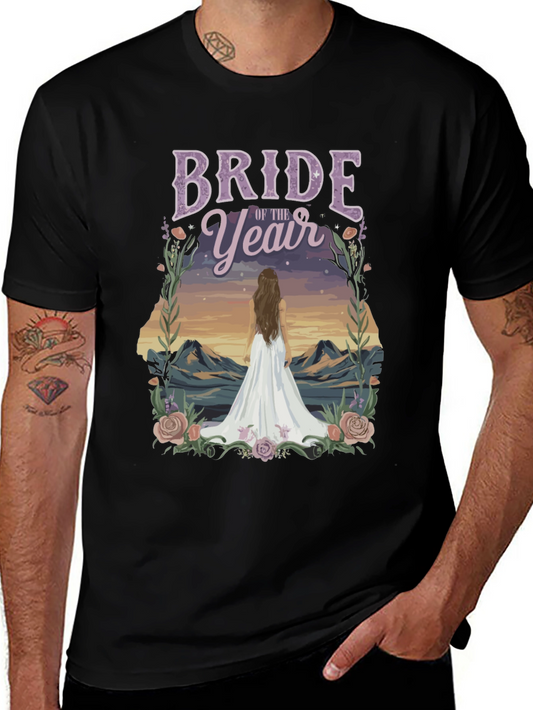 Bride of the Year T-Shirt - Mountain Scene