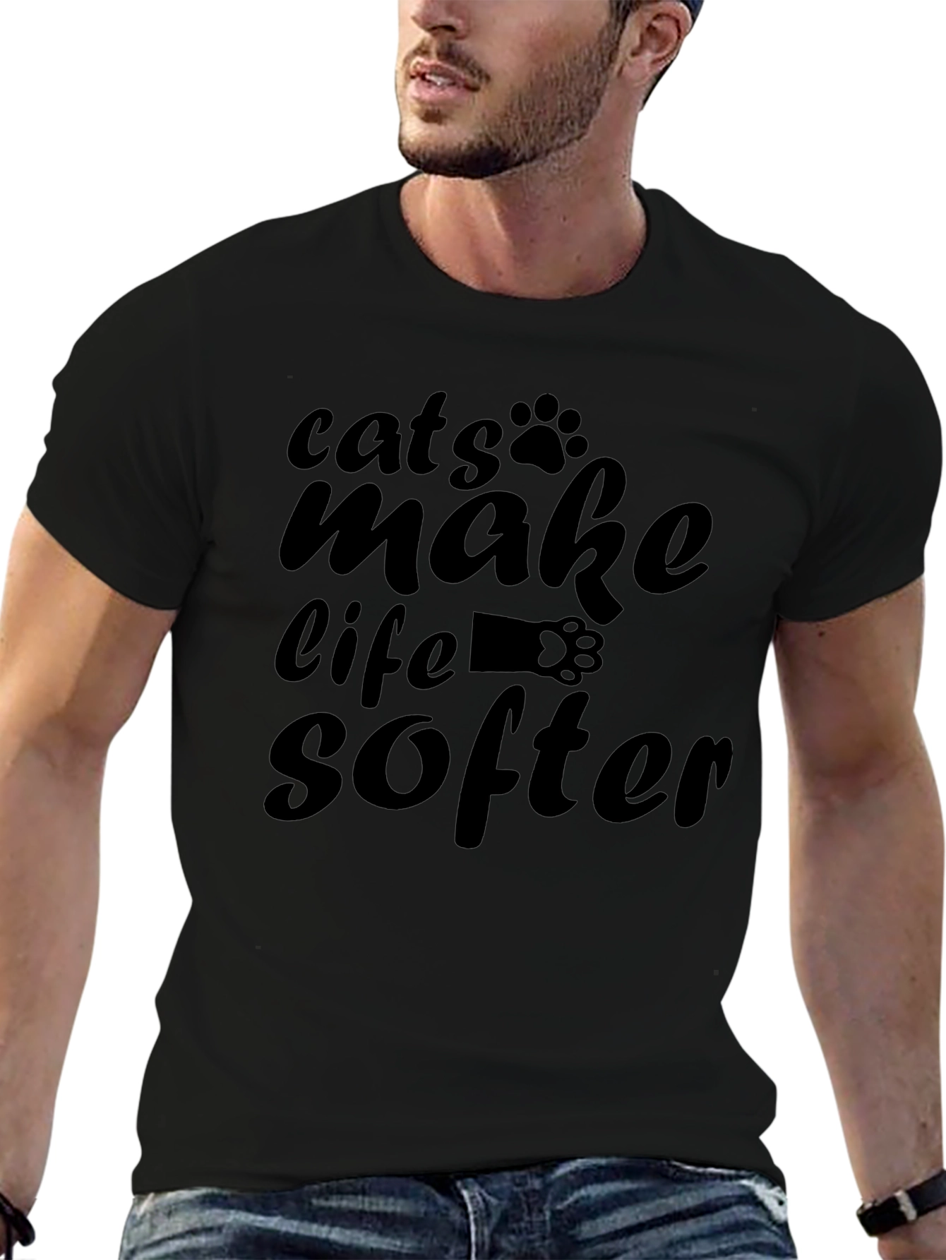 Cats Make Life Softer T-Shirt