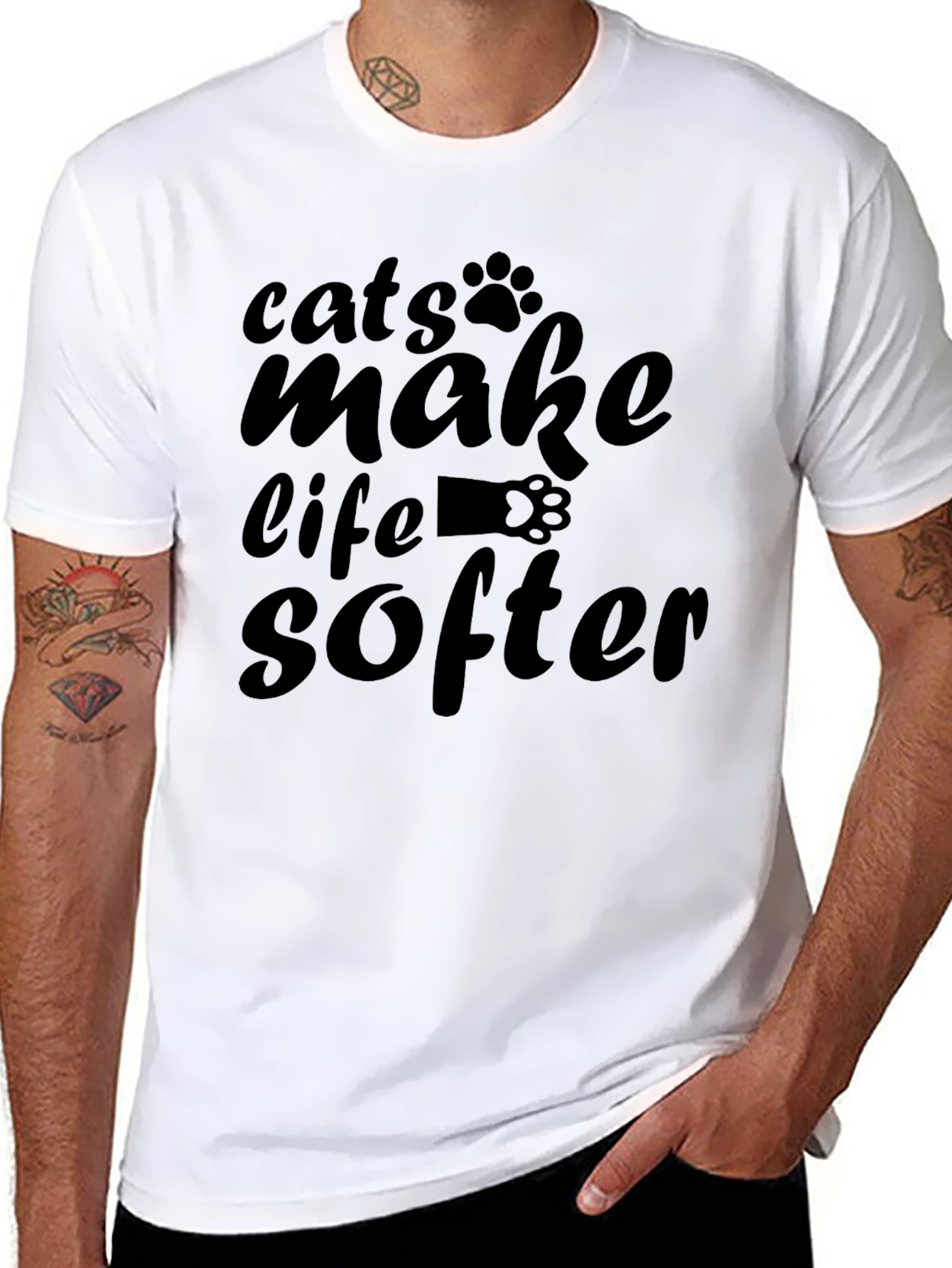 Cats Make Life Softer T-Shirt