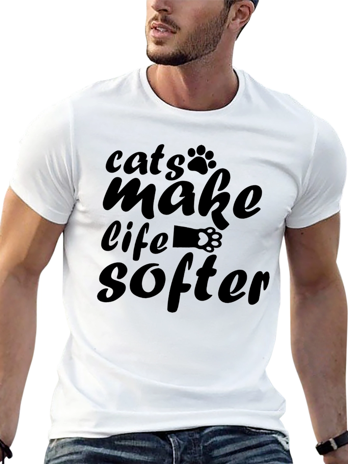 Cats Make Life Softer T-Shirt