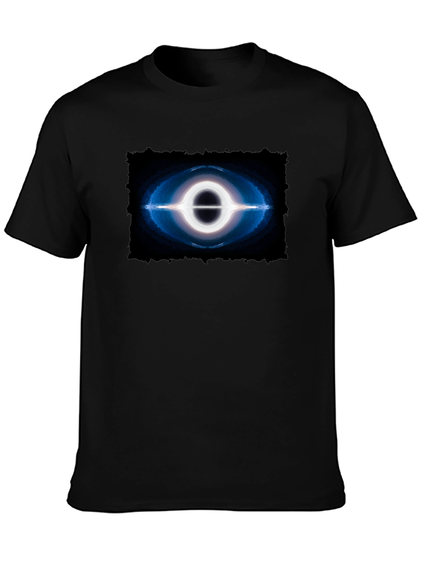 Black Hole Graphic Tee - Premium Cotton Comfort