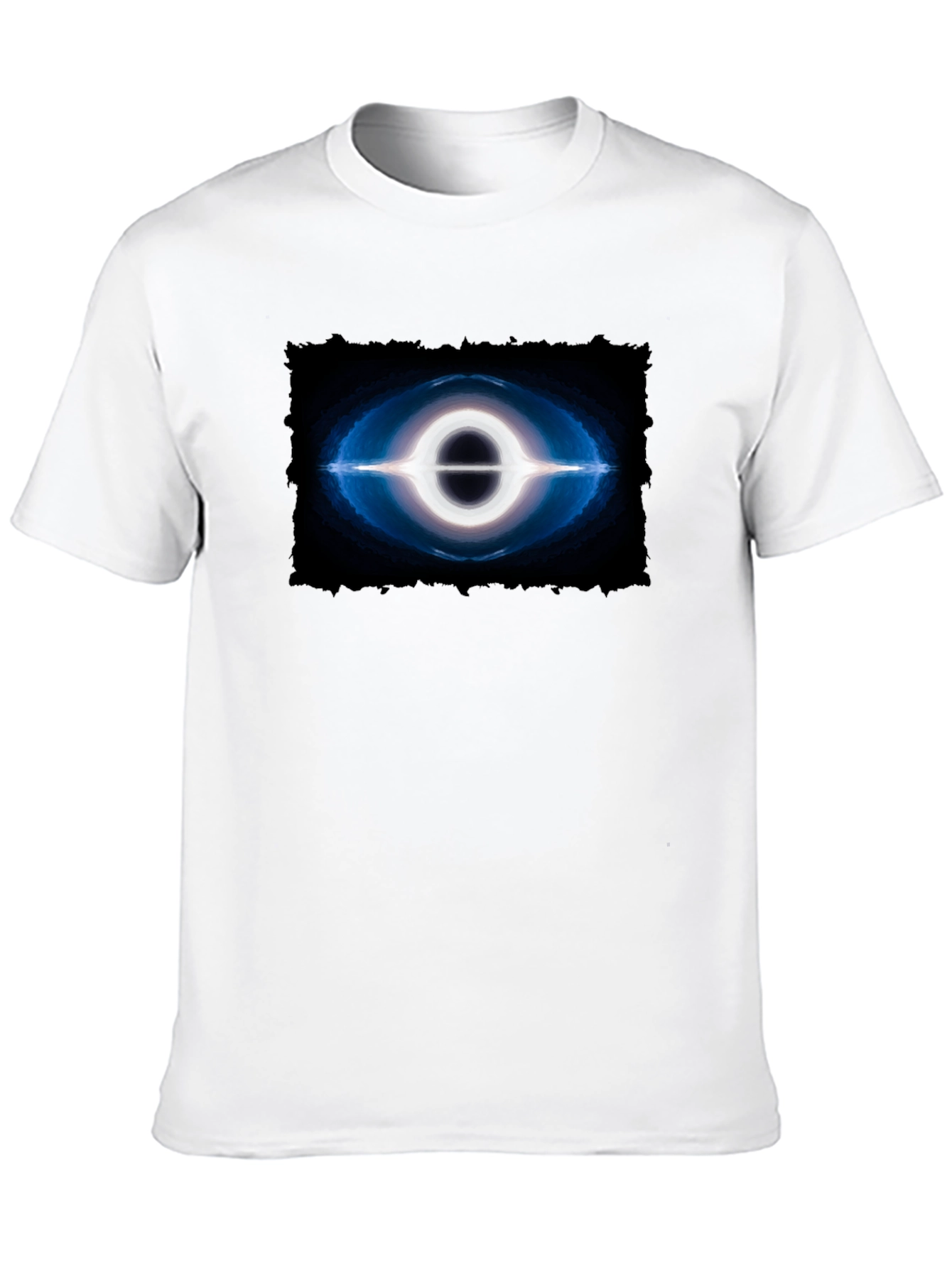 Black Hole Graphic Tee - Premium Cotton Comfort