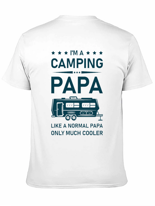 Camping Papa T-Shirt - Cool Dad Style