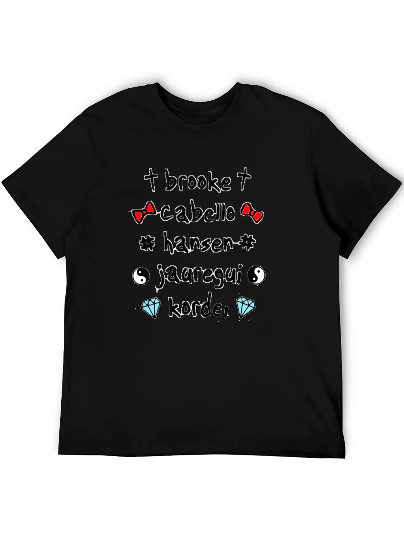 Black Graphic Tee - Fifth Harmony Tribute