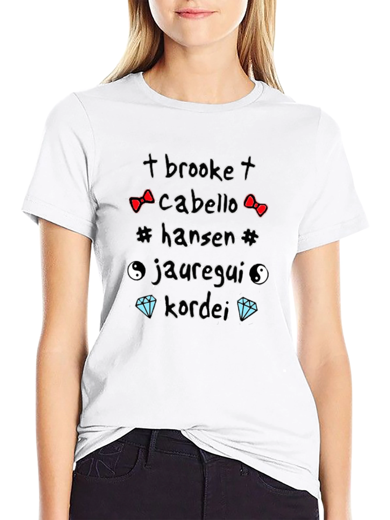 Black Graphic Tee - Fifth Harmony Tribute