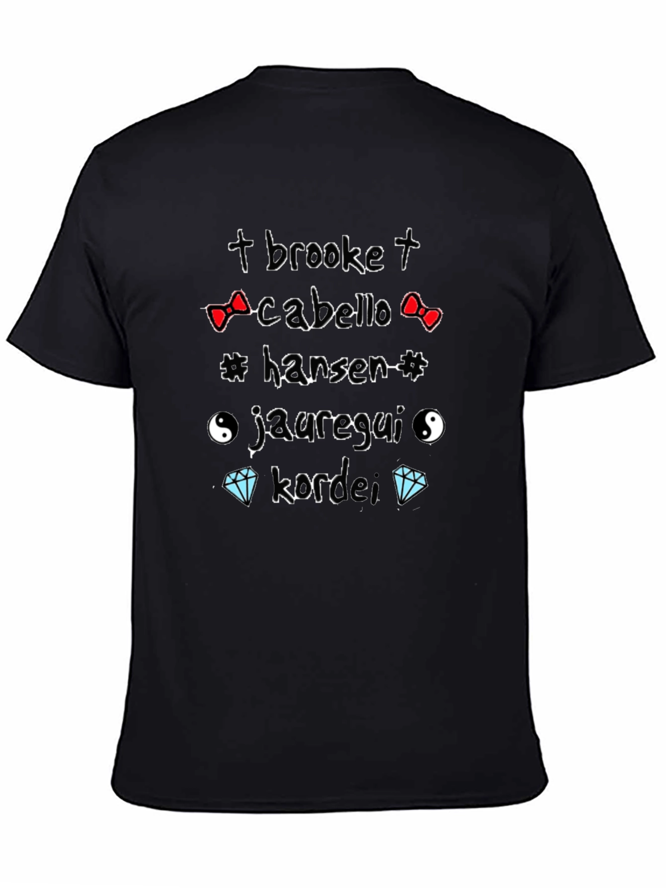 Black Graphic Tee - Fifth Harmony Tribute