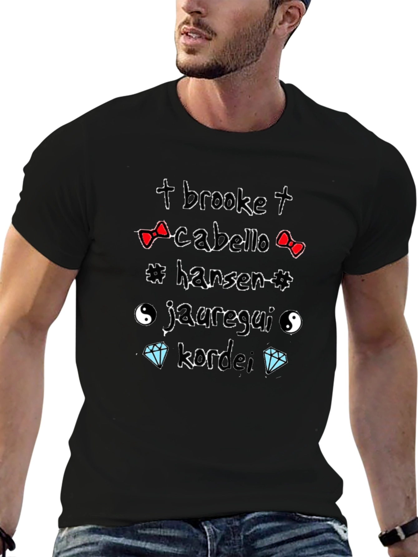 Black Graphic Tee - Fifth Harmony Tribute