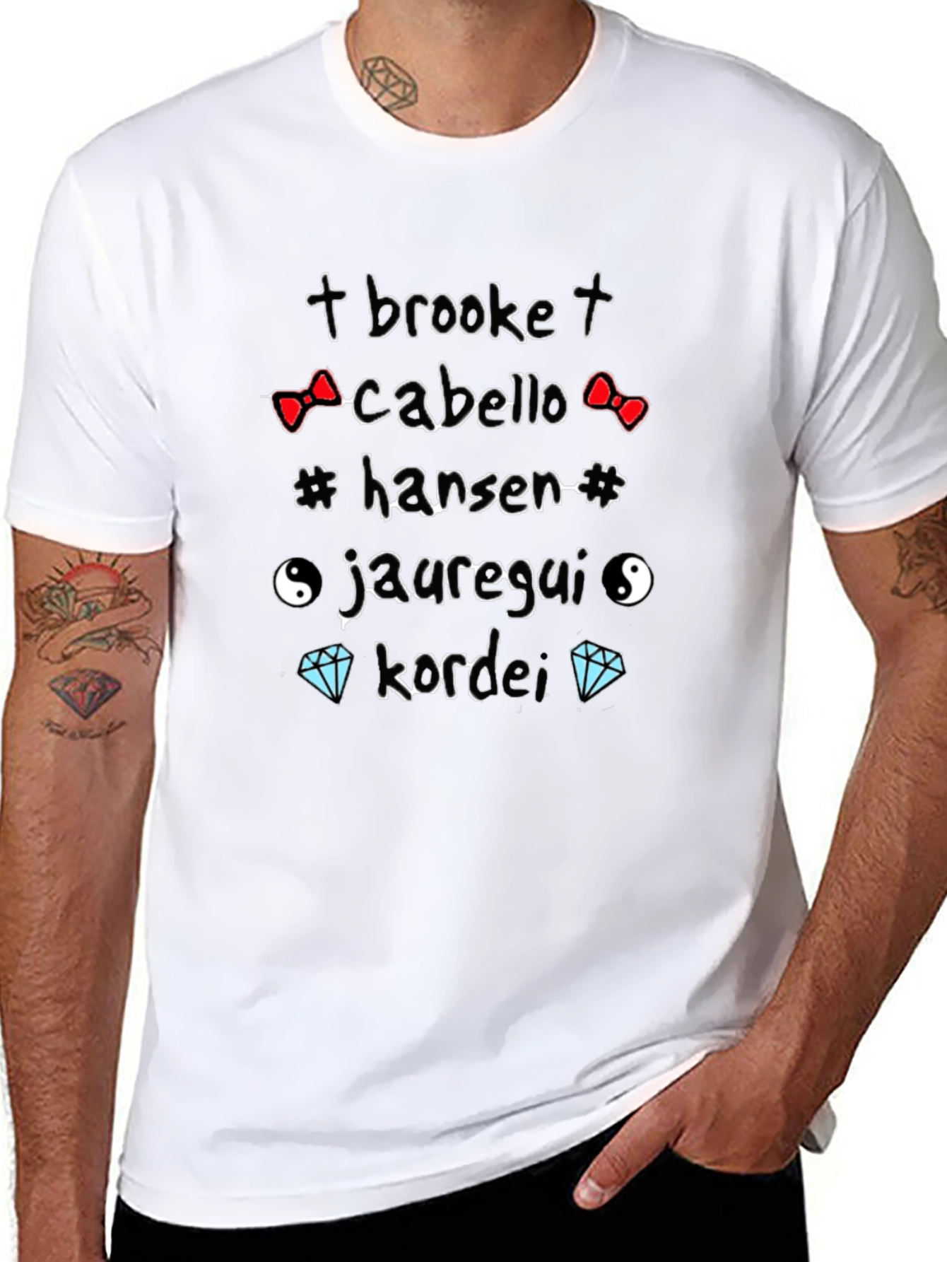 Black Graphic Tee - Fifth Harmony Tribute