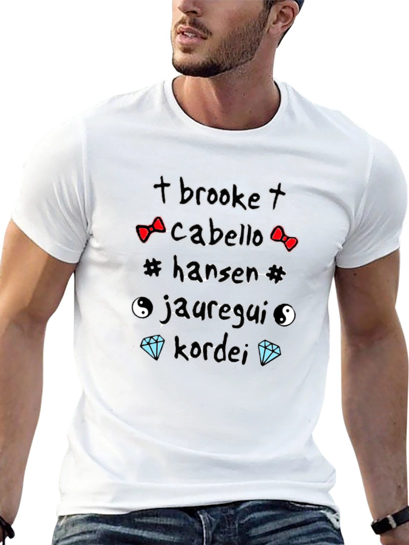 Black Graphic Tee - Fifth Harmony Tribute