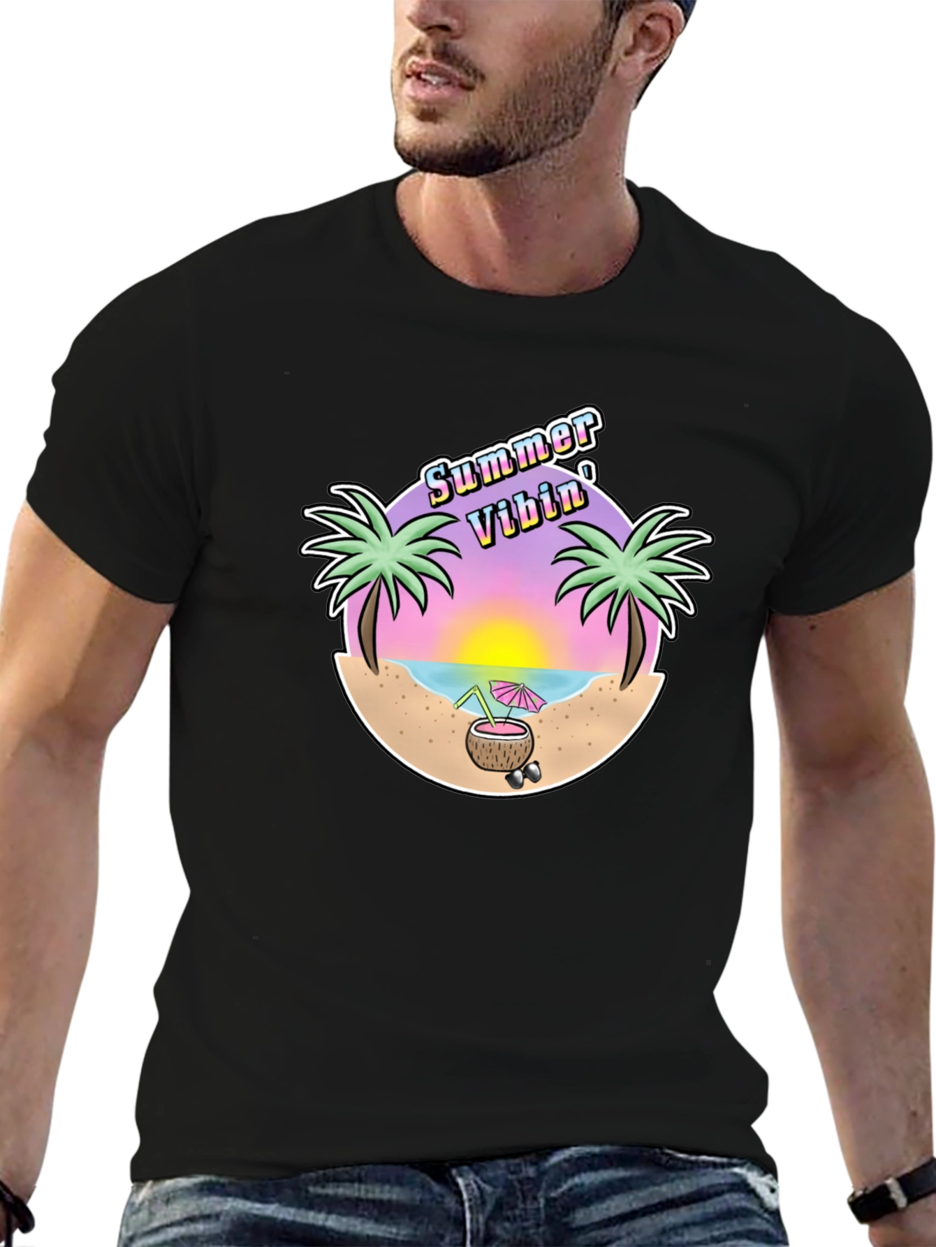 Summer Vibin Graphic T-Shirt