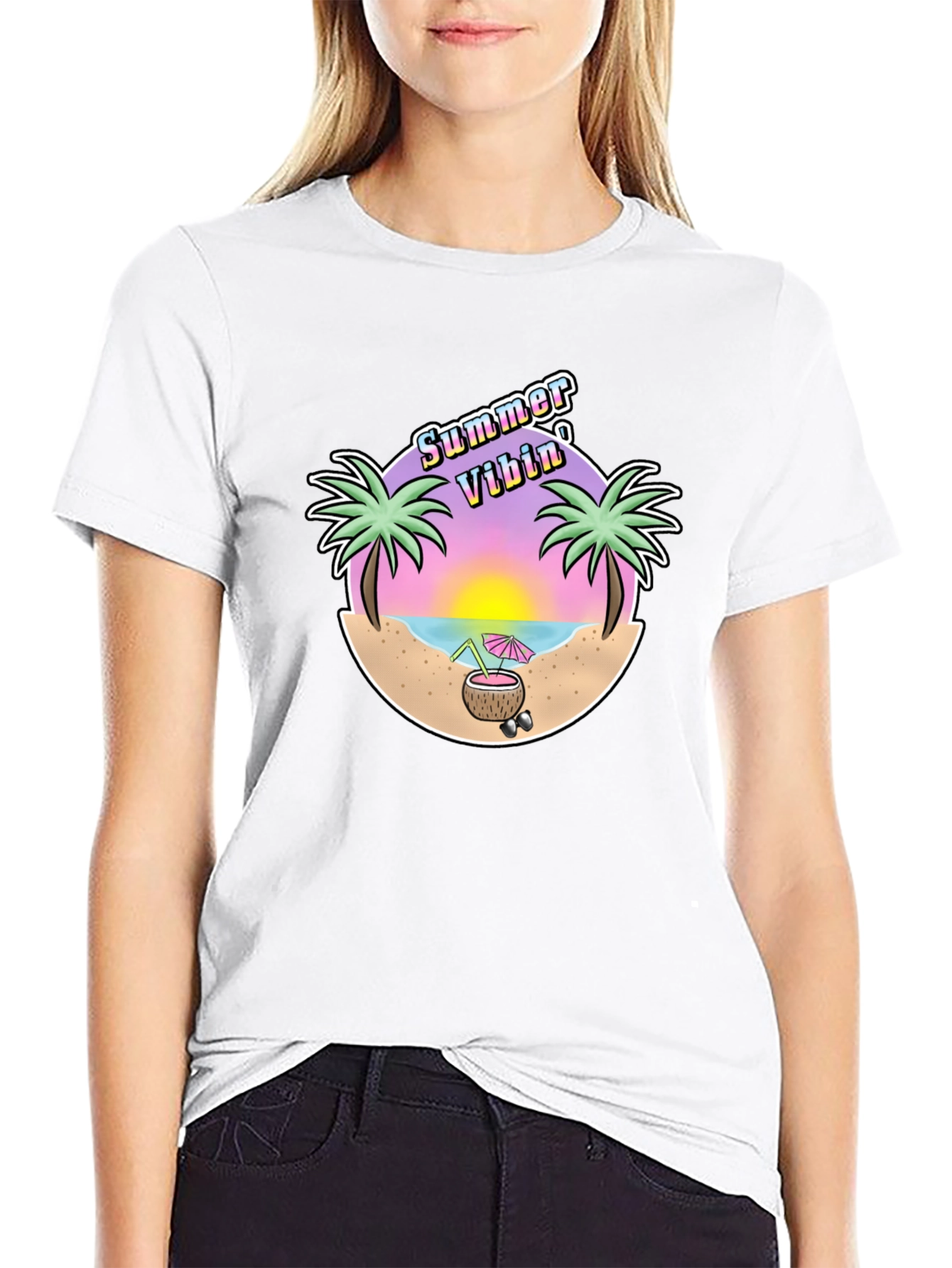 Summer Vibin Graphic T-Shirt